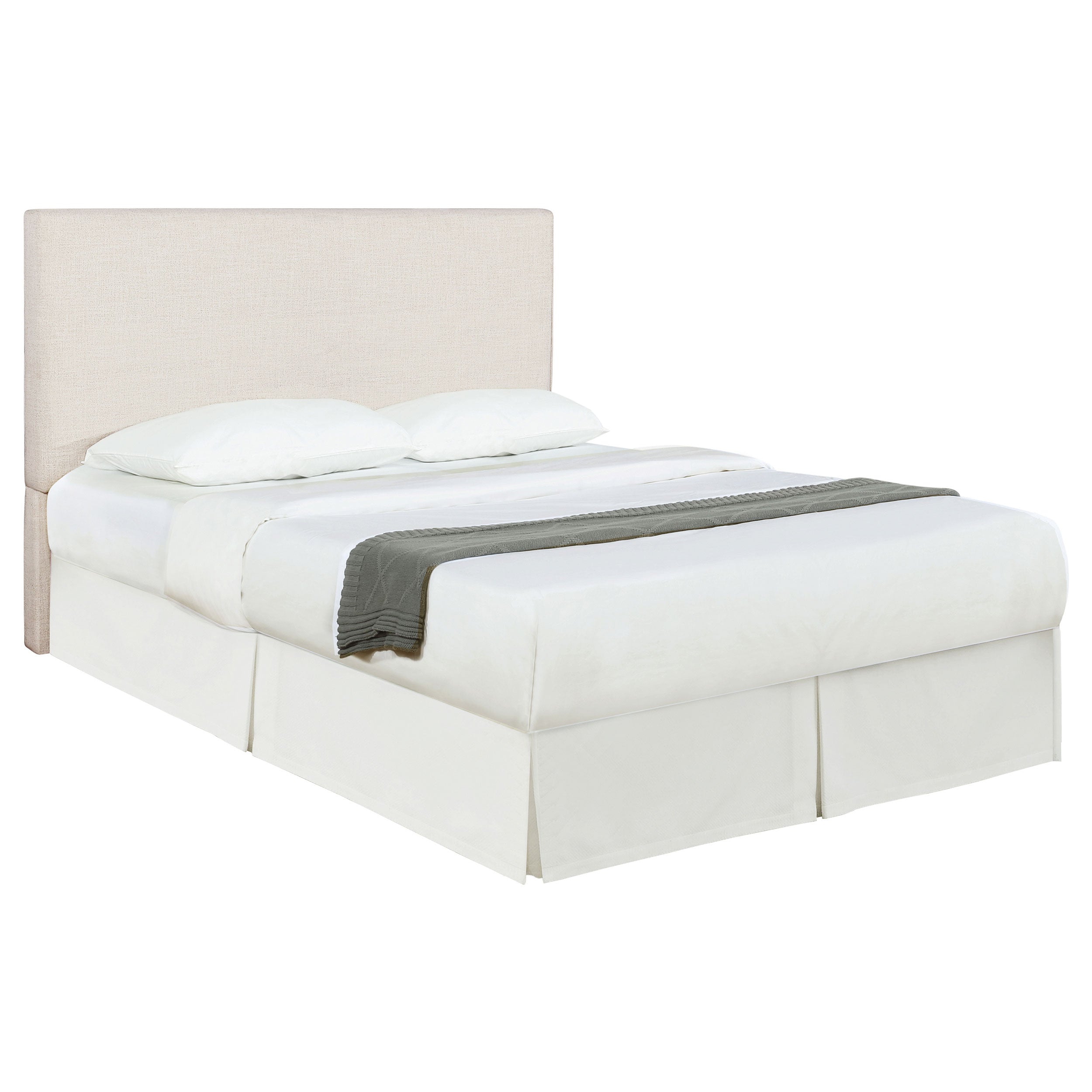 Pirro Upholstered King Panel Headboard Sand-CoasterEveryday
