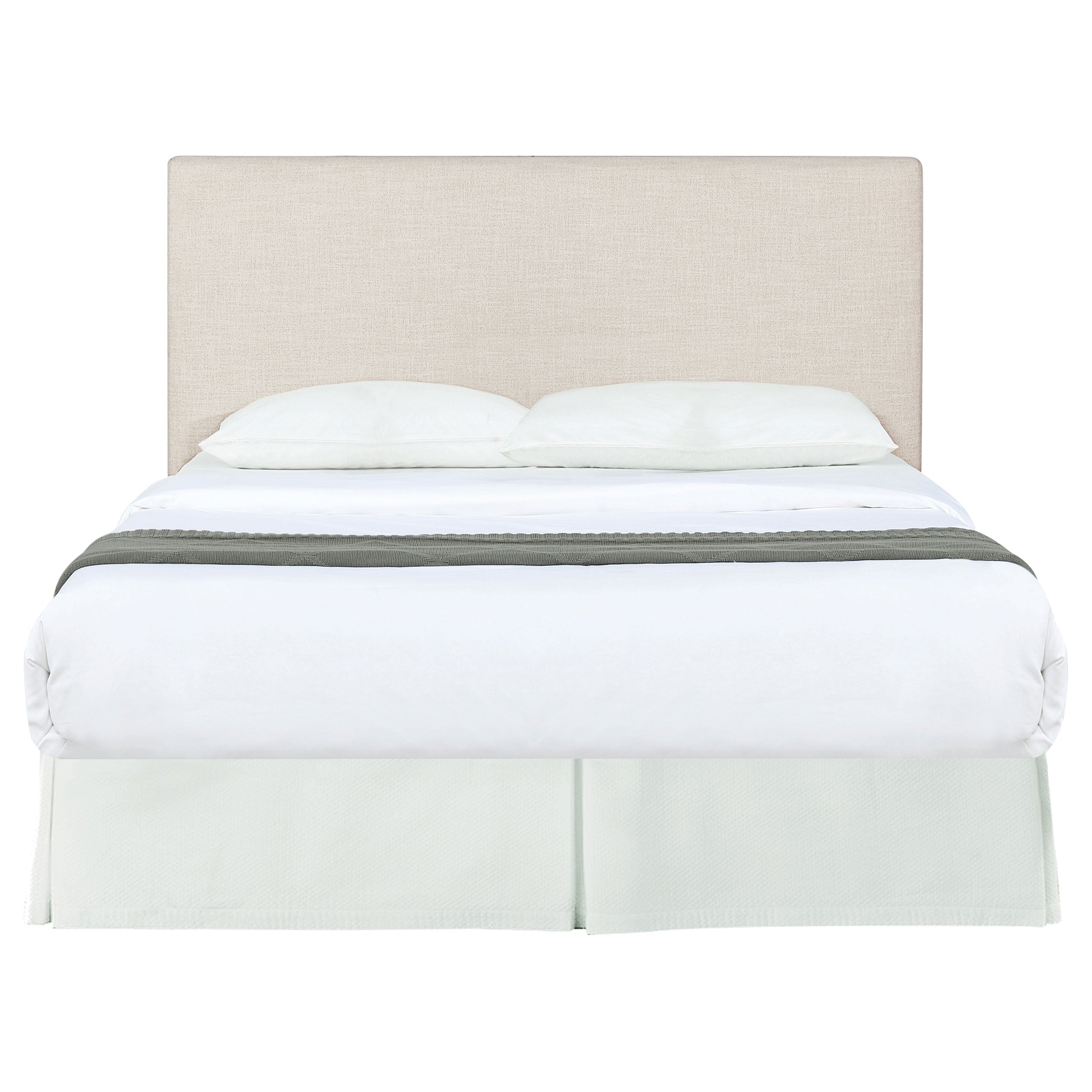 Pirro Upholstered King Panel Headboard Sand-CoasterEveryday