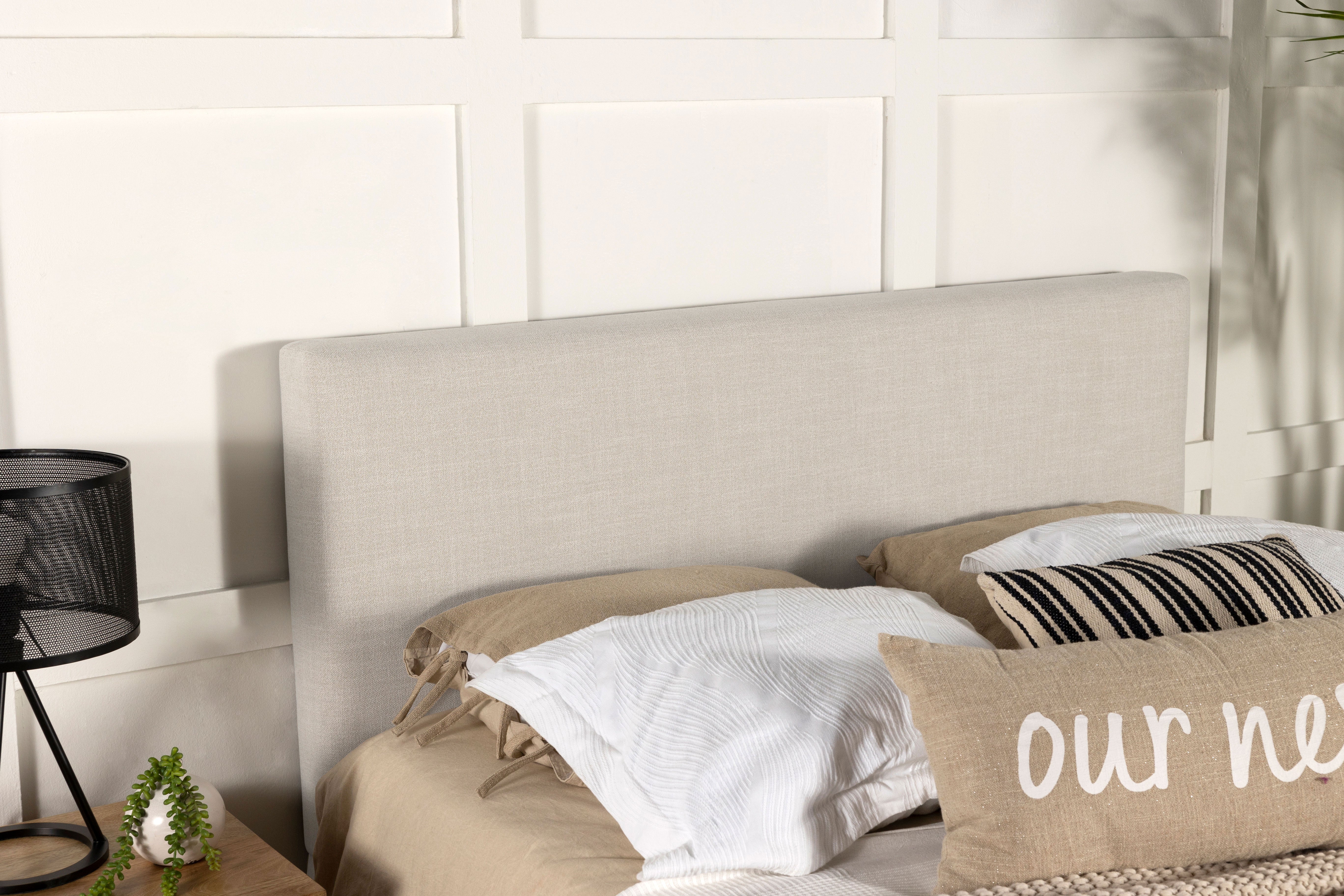 Pirro Upholstered Queen or Full Panel Headboard Sand-CoasterEveryday