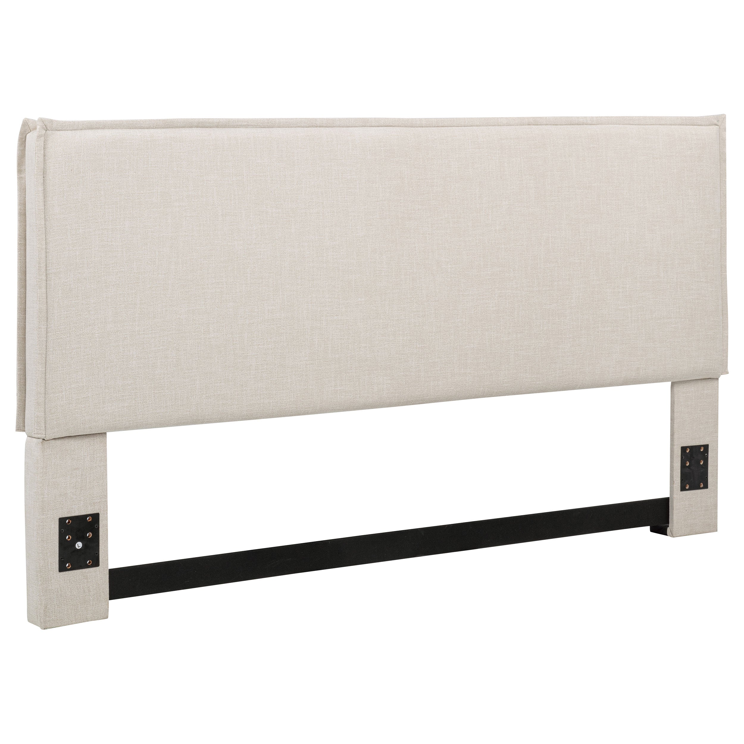 Izzy Upholstered King Panel Headboard Sand-CoasterEveryday