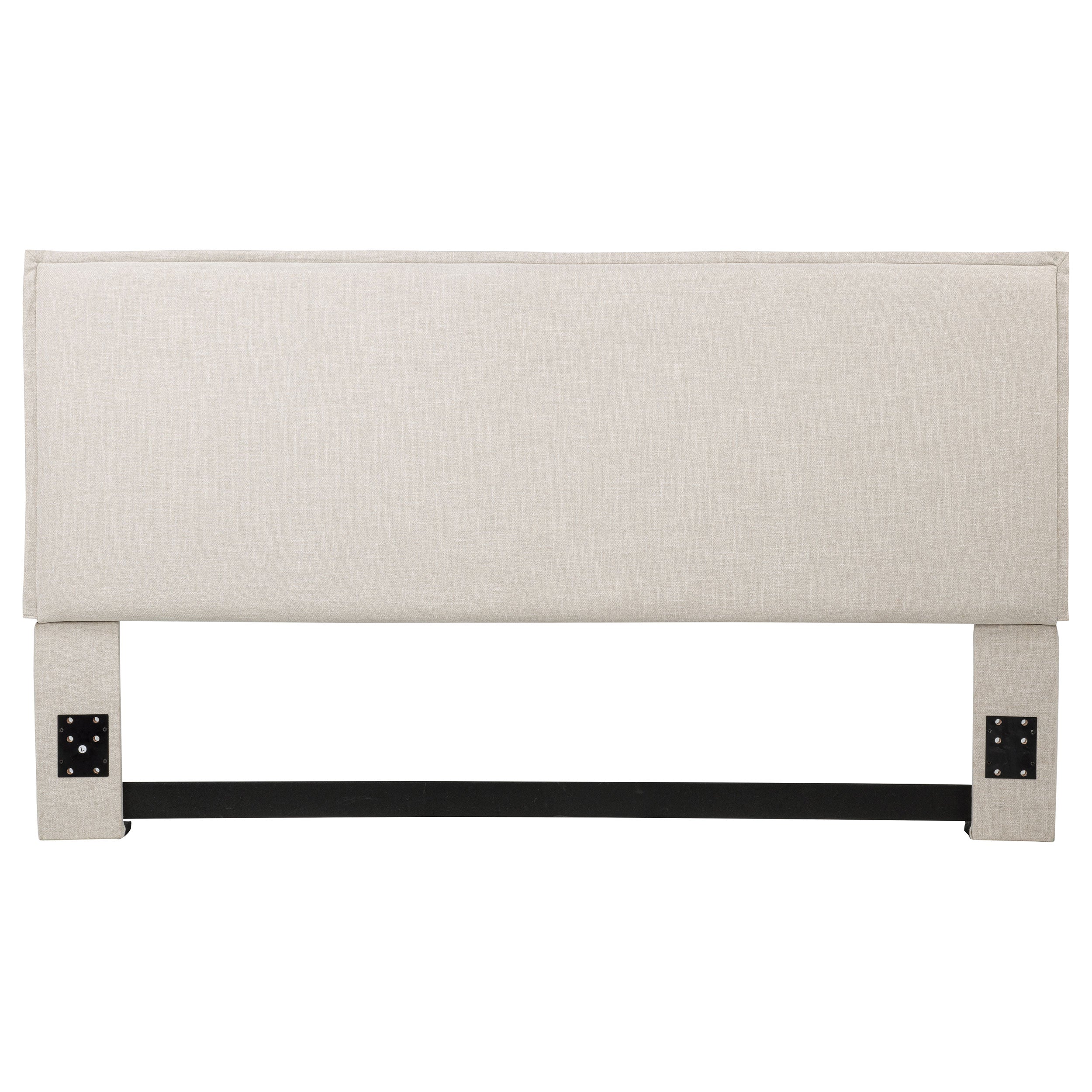 Izzy Upholstered King Panel Headboard Sand-CoasterEveryday