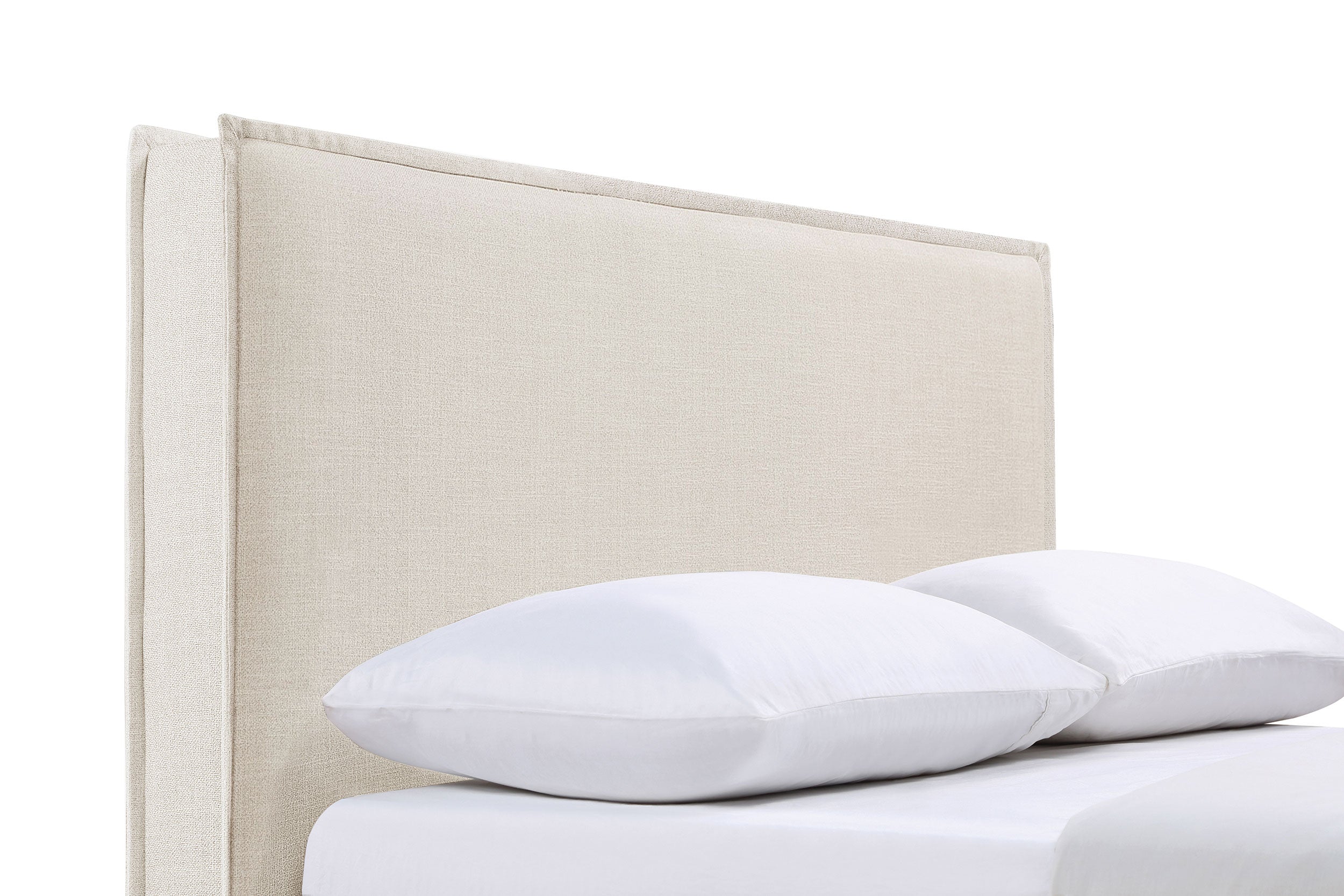 Izzy Upholstered King Panel Headboard Sand-CoasterEveryday