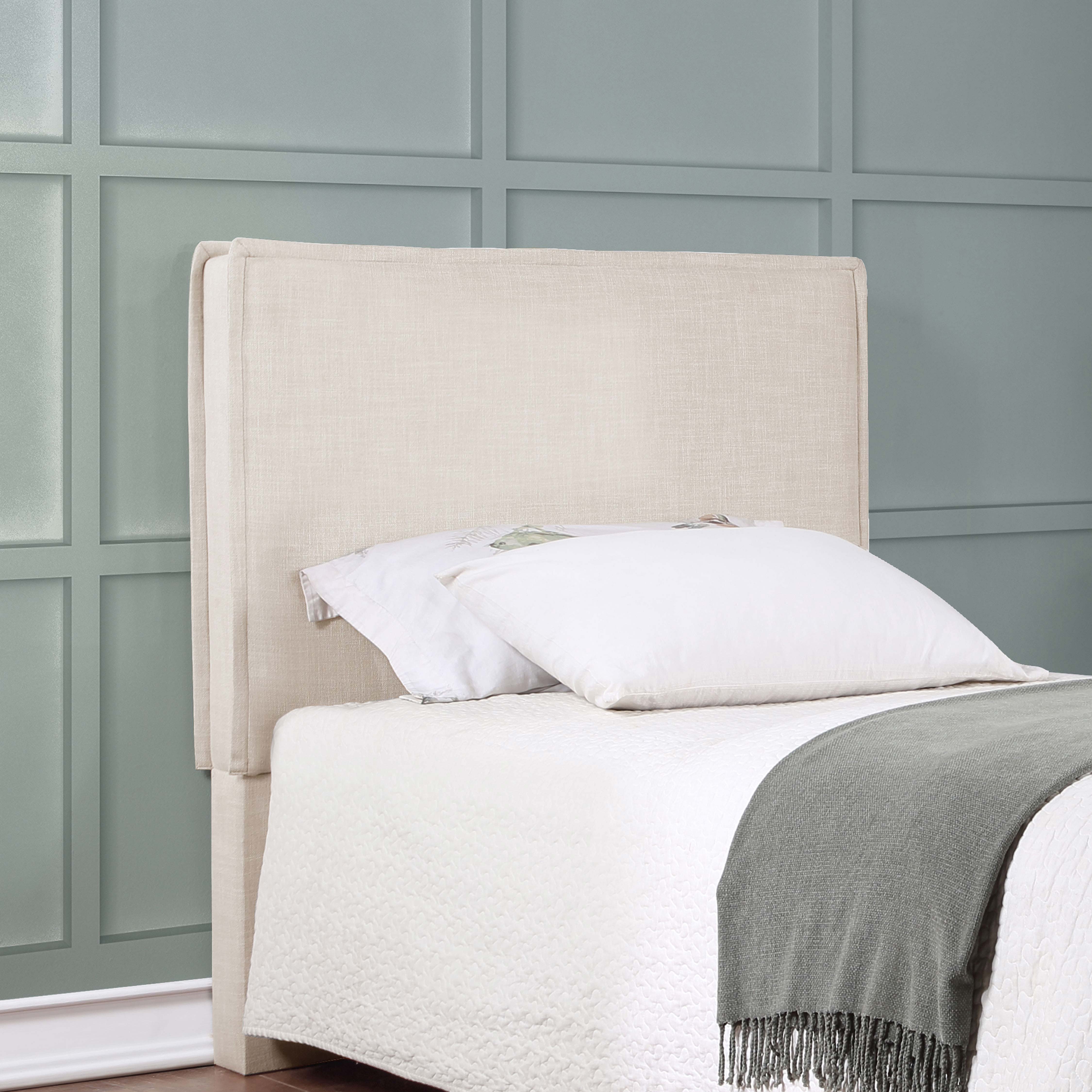 Izzy Upholstered Twin Panel Headboard Sand-CoasterEveryday