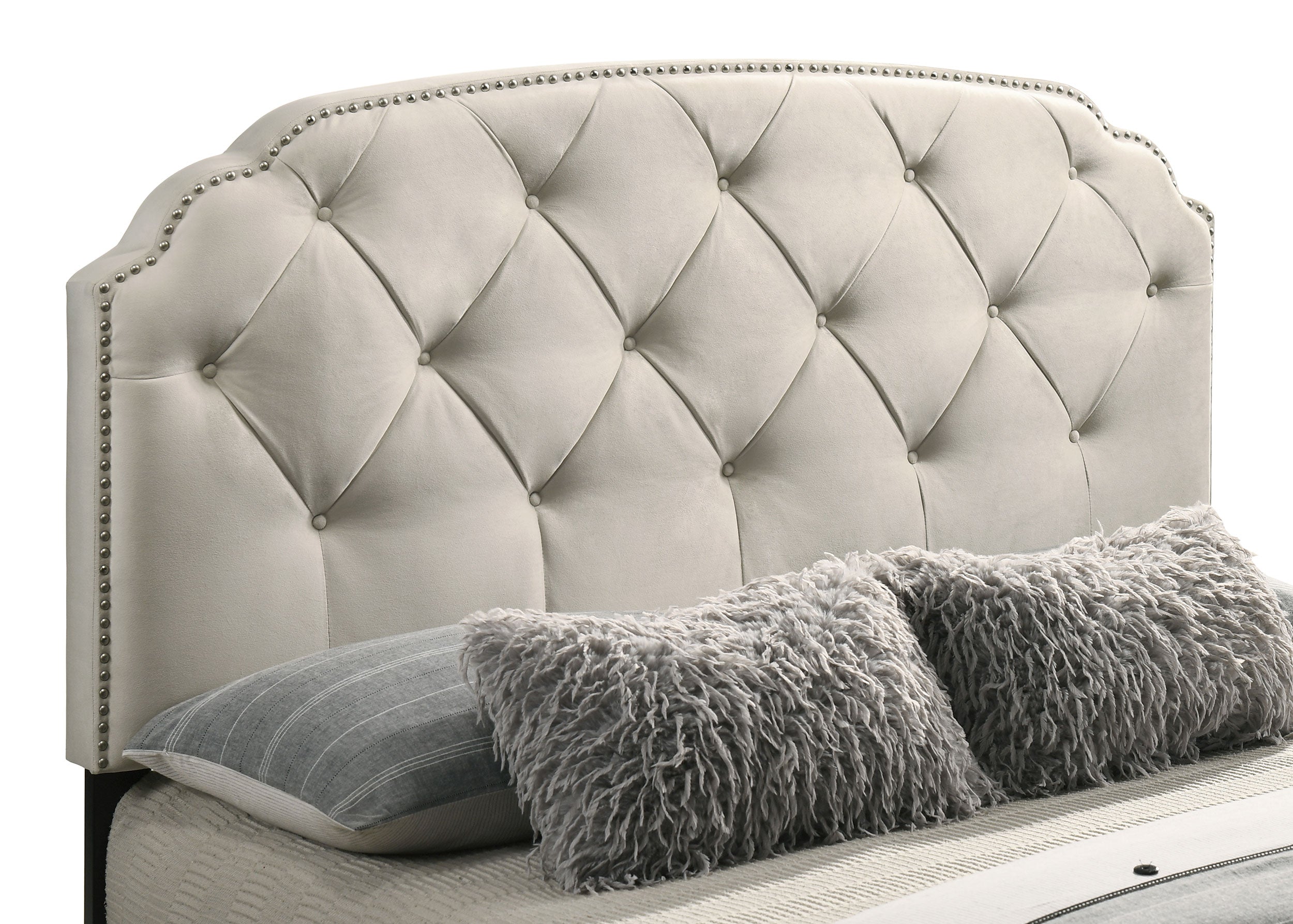 Marianna 4-drawer Upholstered Full Storage Bed Cream-