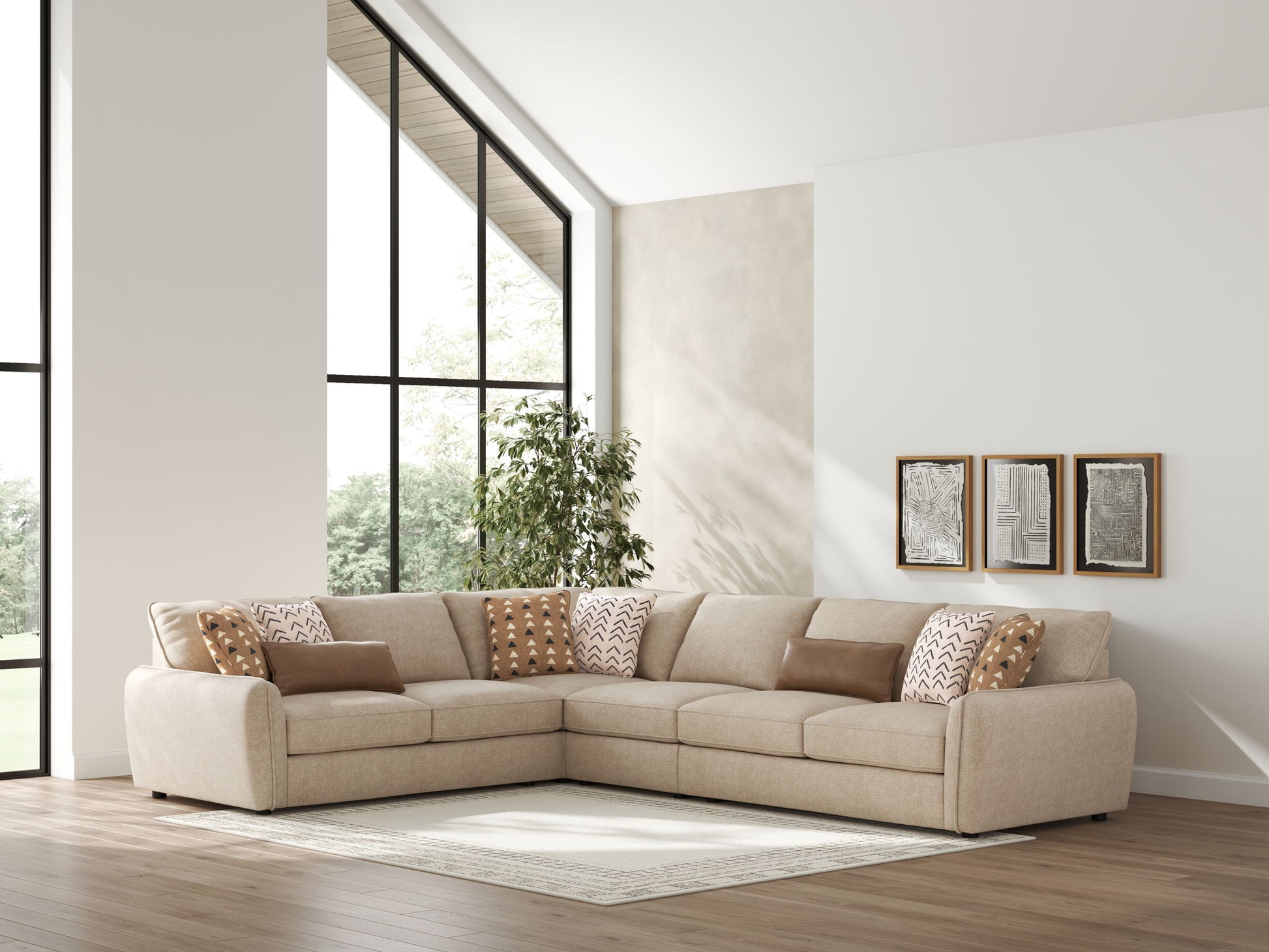 Seyler - Sectional - Best Buy Furniture