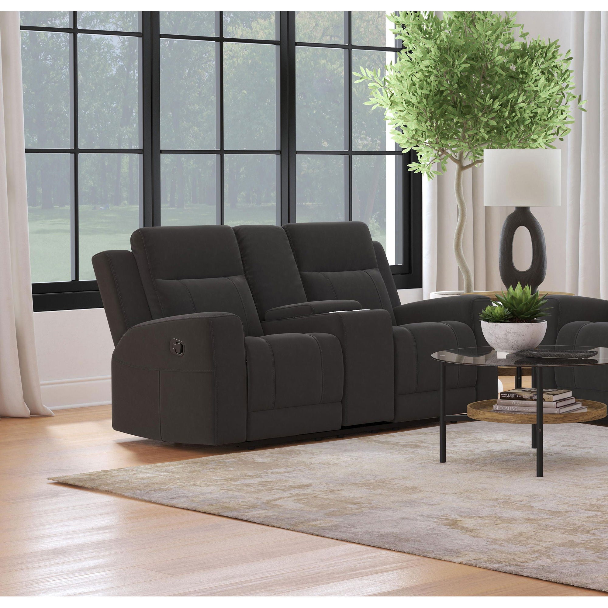 Slater - Reclining Loveseat With Manual Levers
