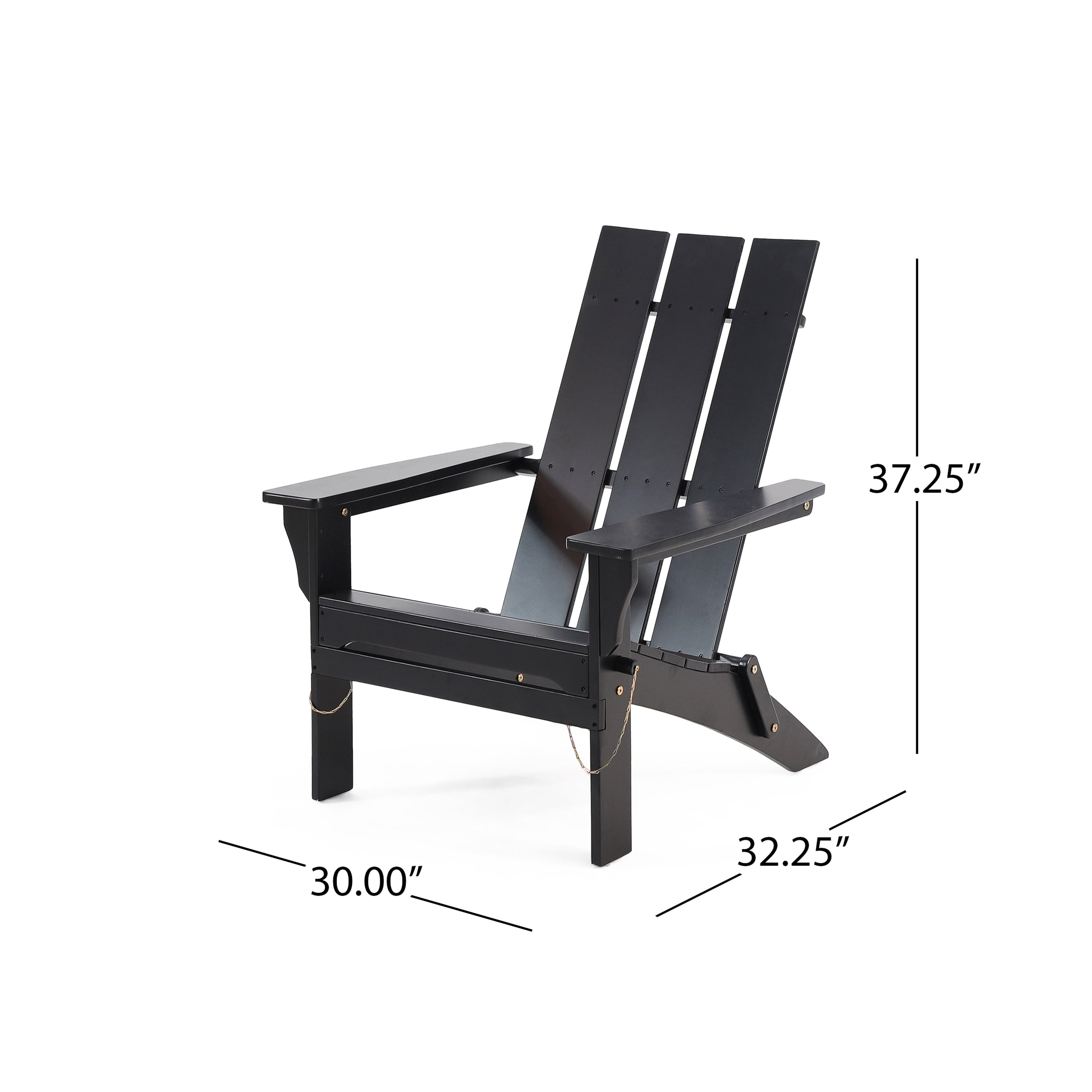 Zuma Folding Acacia Adirondack Chair by Christopher Knight Home