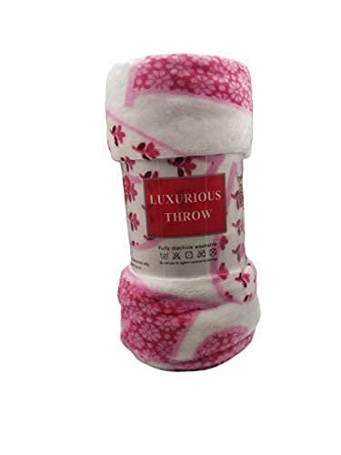 Decor&More Amor Eterno Be Mine Love Collection Valentine's Day Heart Ultra Plush Throw Blanket (50" x 60") - - Best Buy Furniture