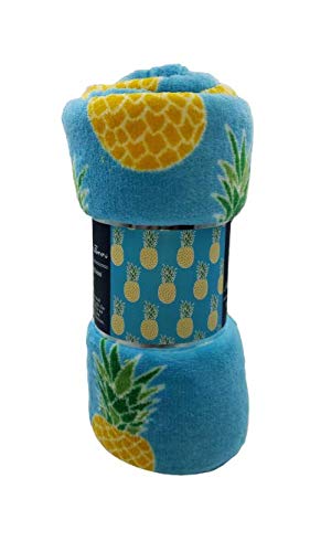 Decor&More Tropical Summer Novelty Velvet Fleece Throw Blanket (50" x 60") - Best Buy Furniture