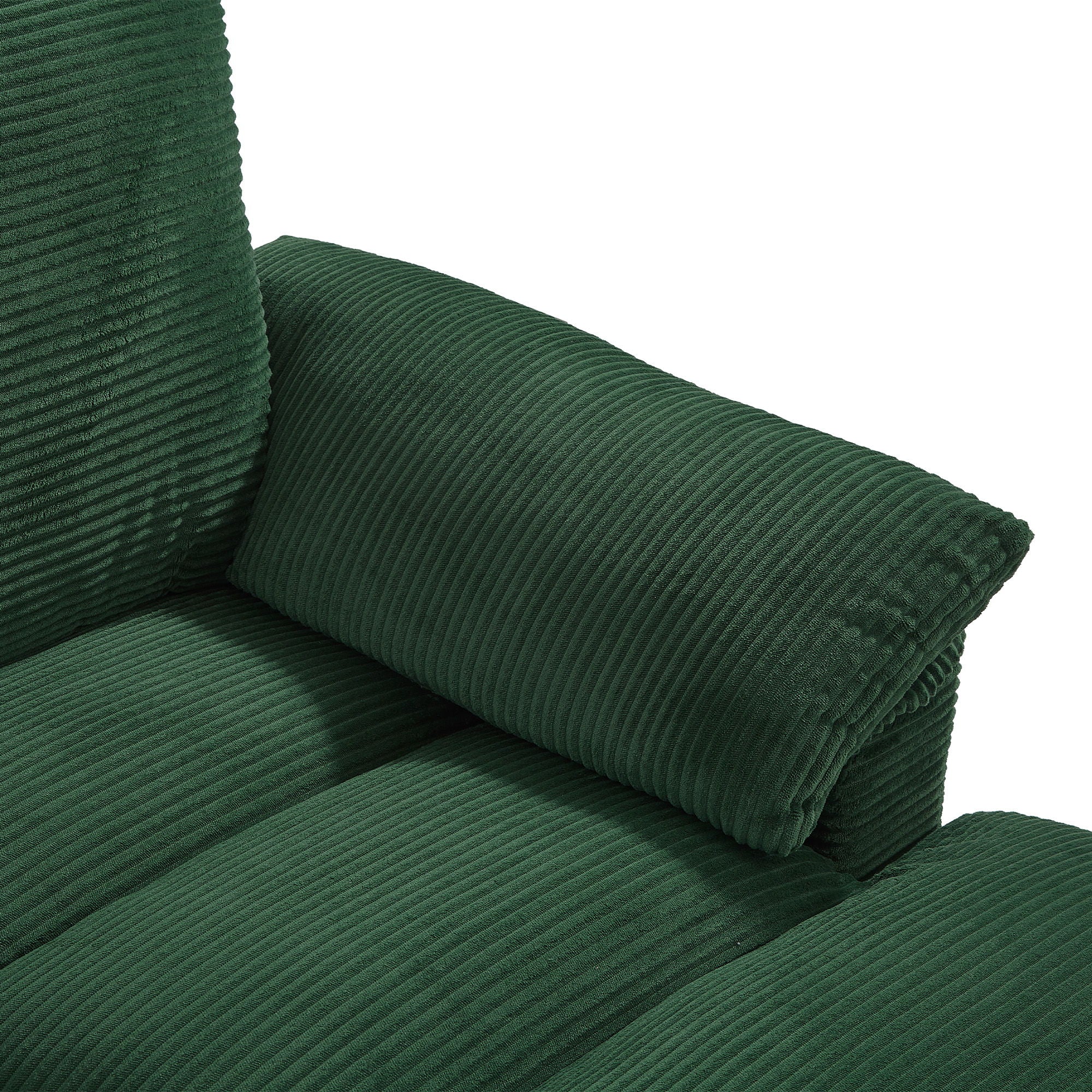 Modern U-Shaped Sectional Sofa With Storage Ottomans