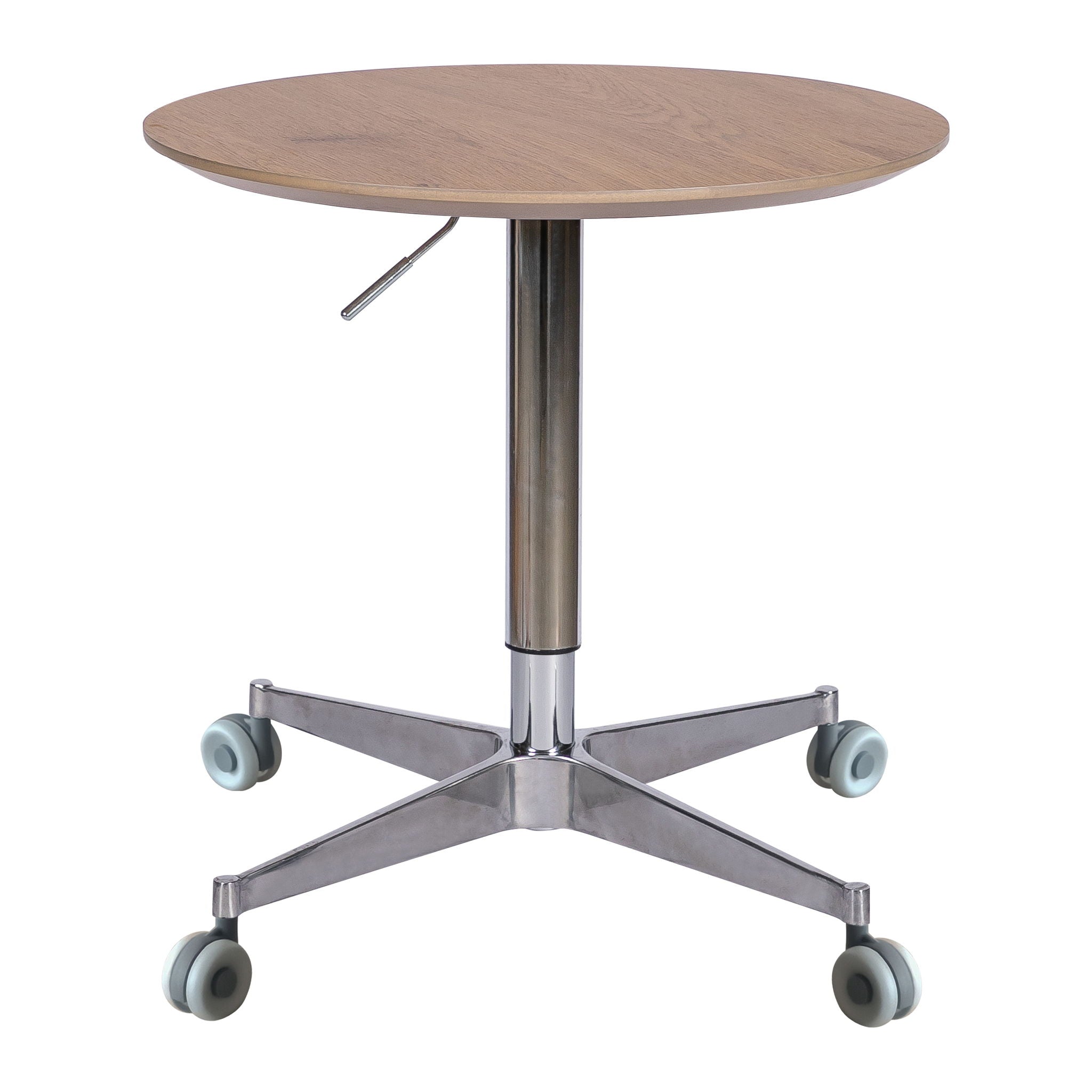 Movable, Adjustable, 360 Swivel Table With Star Base