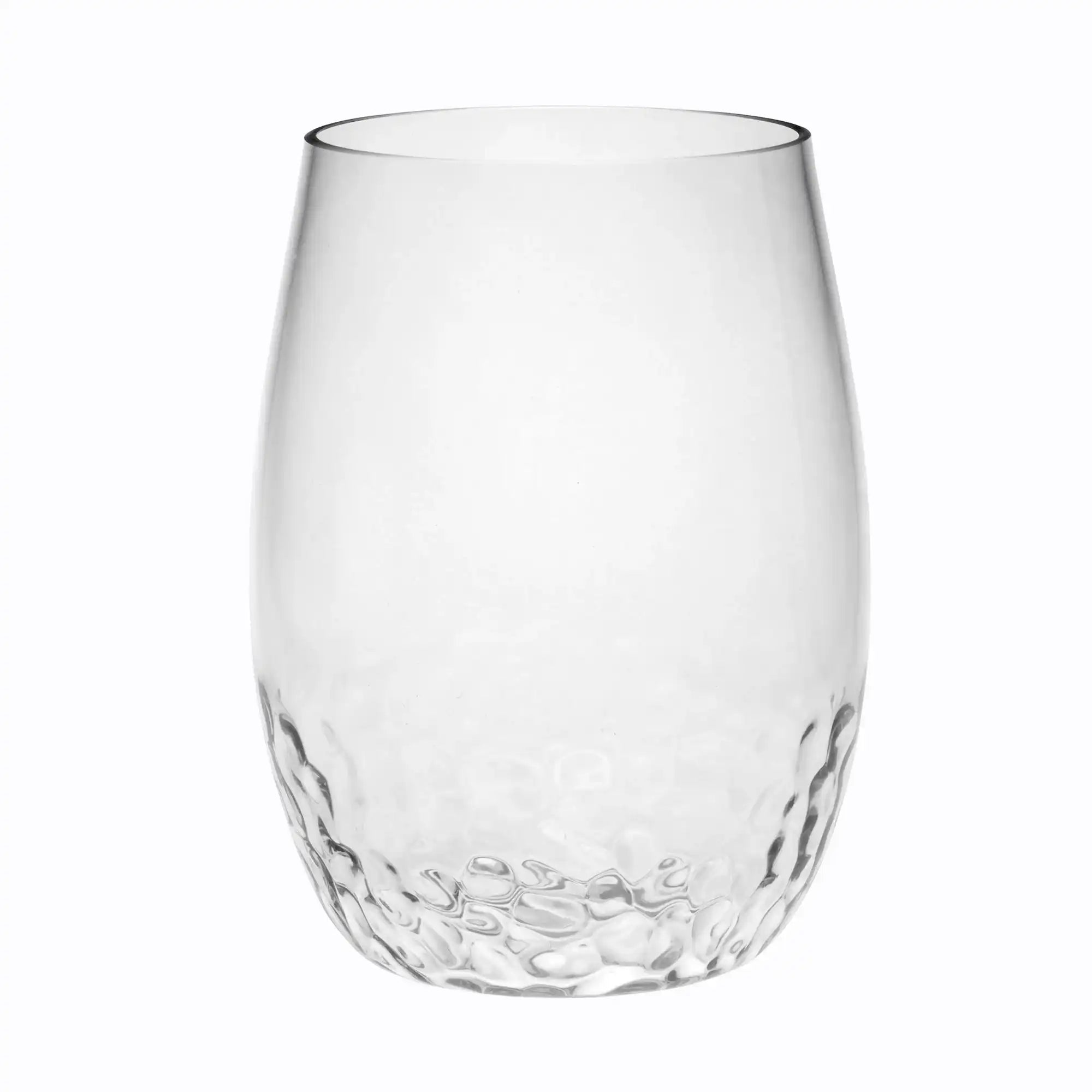 Tritan Hammer - Leadingware Plastic Wine Glasses (Set of 4), Unbreakable 15Oz - Clear