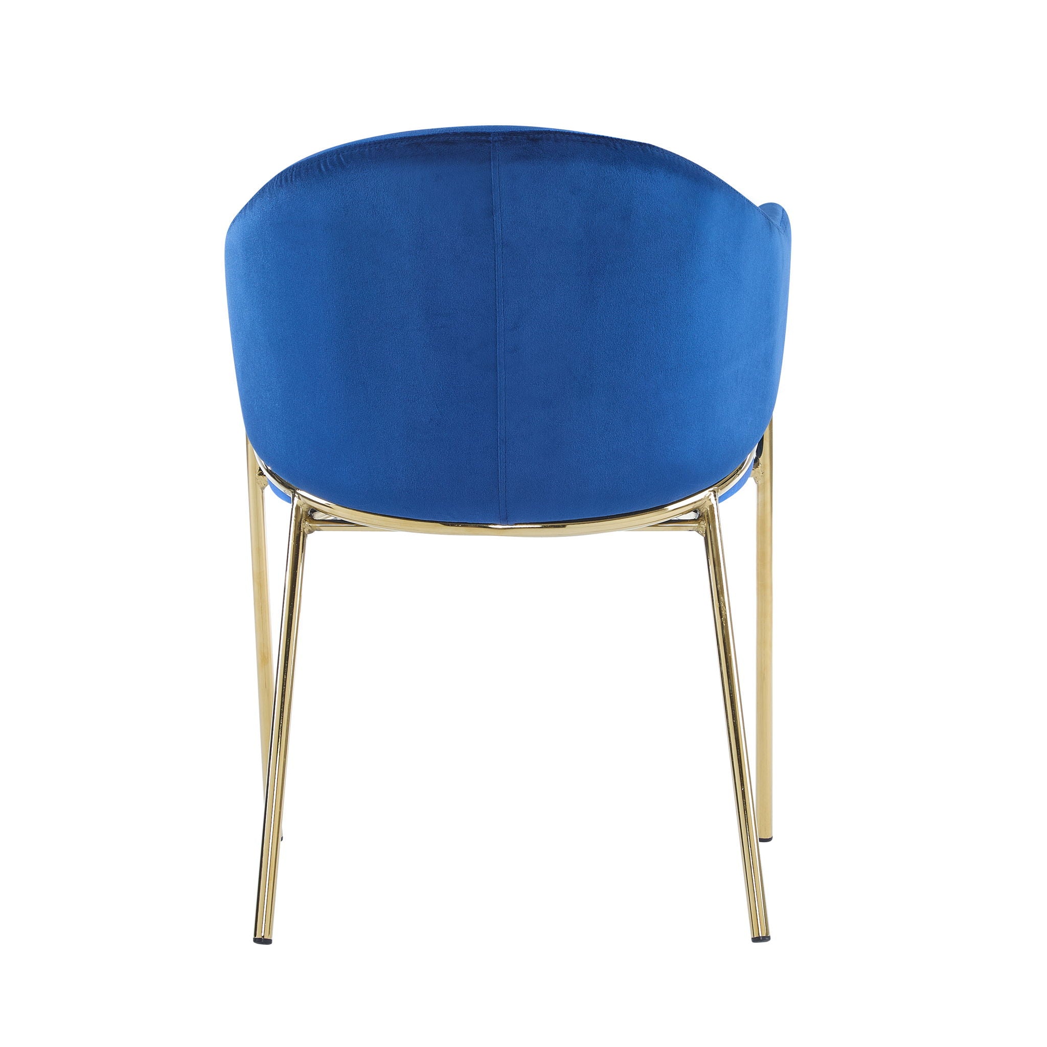Modern Upholstered Dining Chair With Frame And Plush Velvet