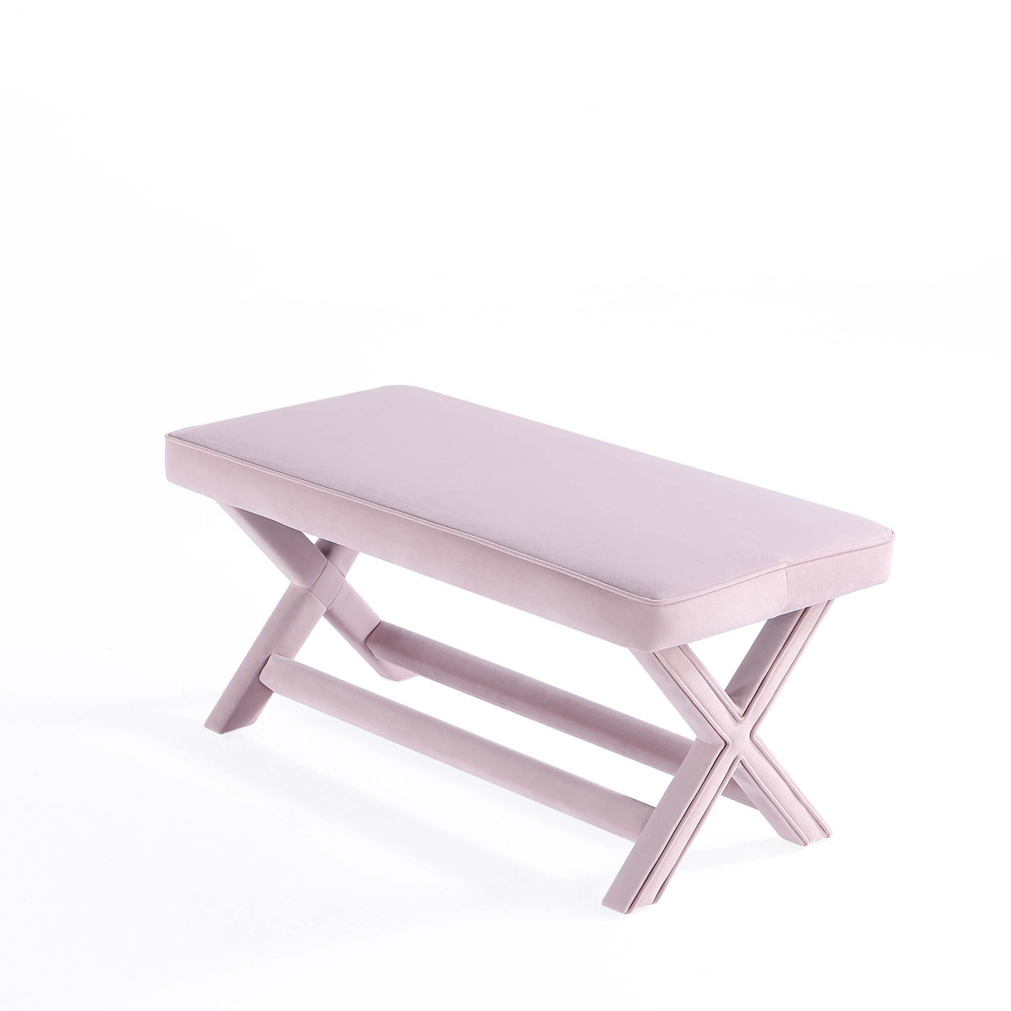 Abigail - Accent Bench With Piped Cushion