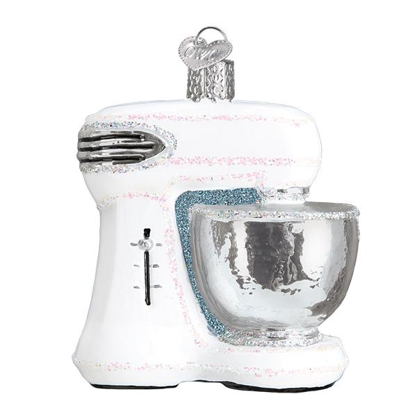 White Mixer Ornament