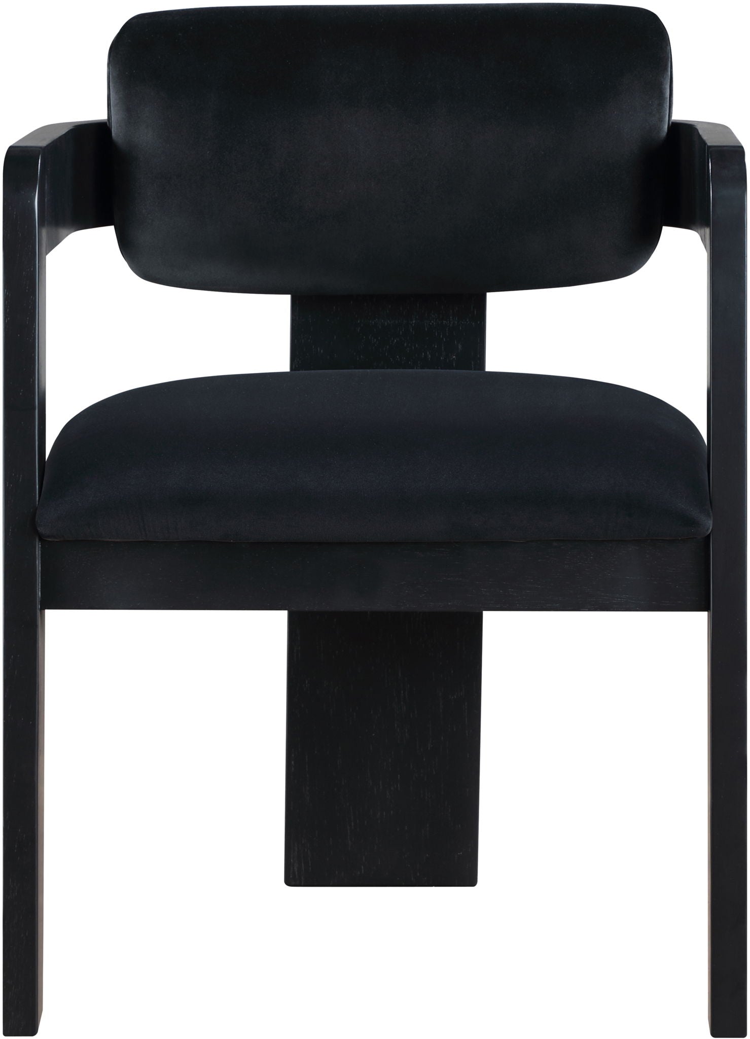 Sacha - Velvet Dining Chair With Black Base (Set of 2)