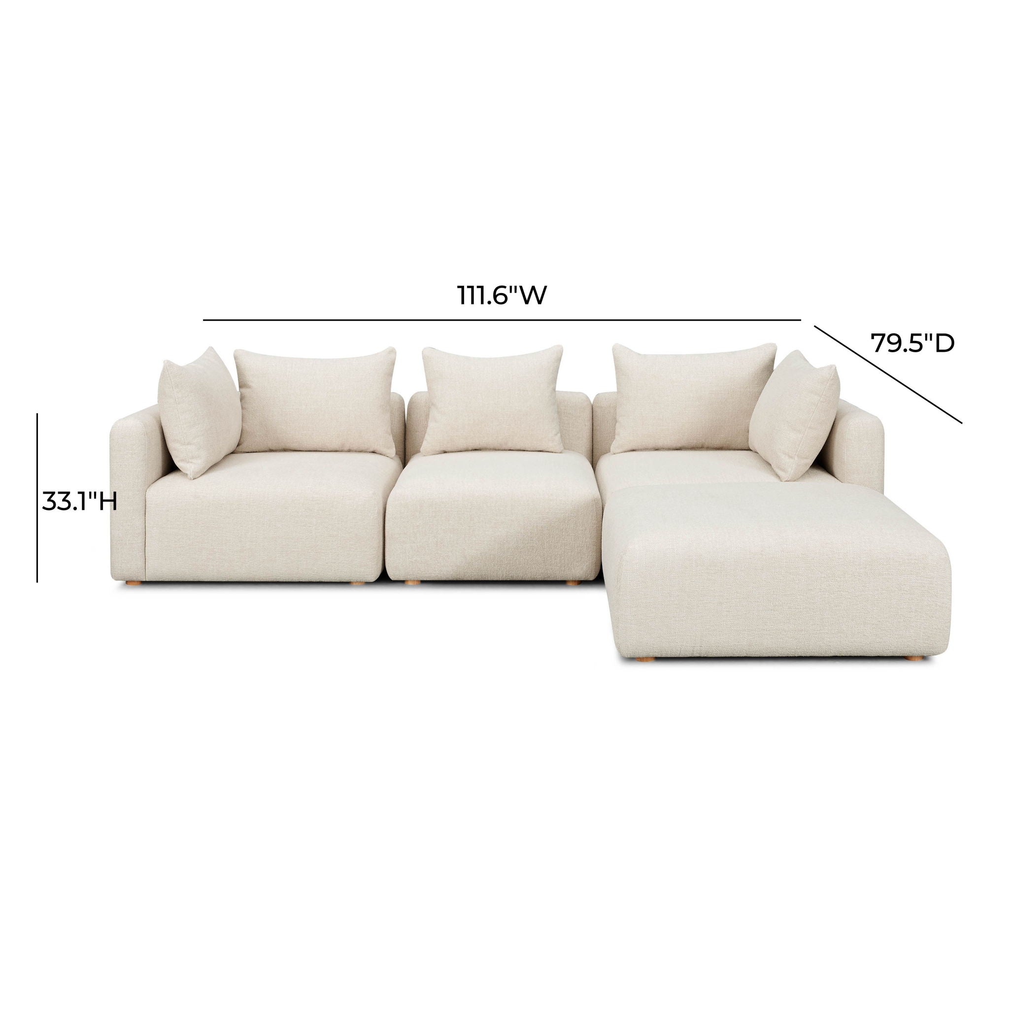 Hangover - 4-Piece Modular Sectional