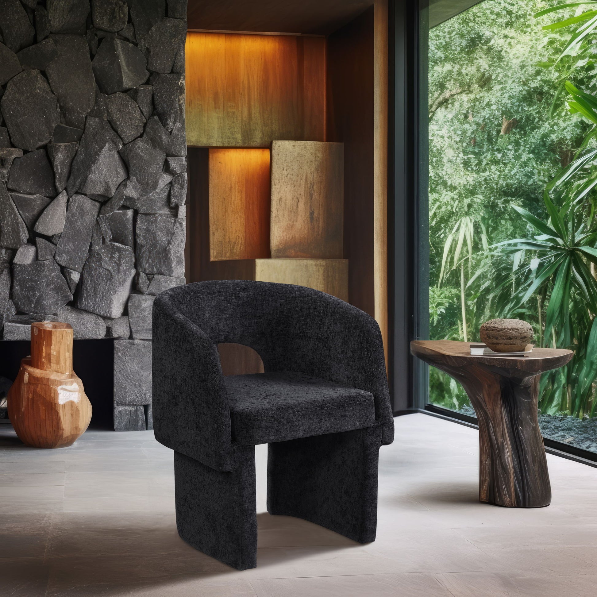 Emmet - Chenille Dining Chair / Accent Chair - Best Buy Furniture