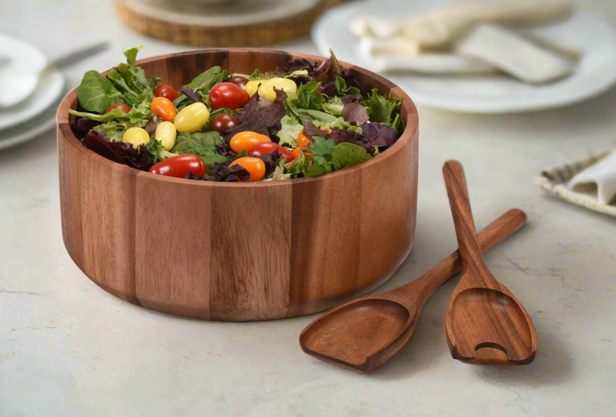 Extra Large Salad Bowl with Servers