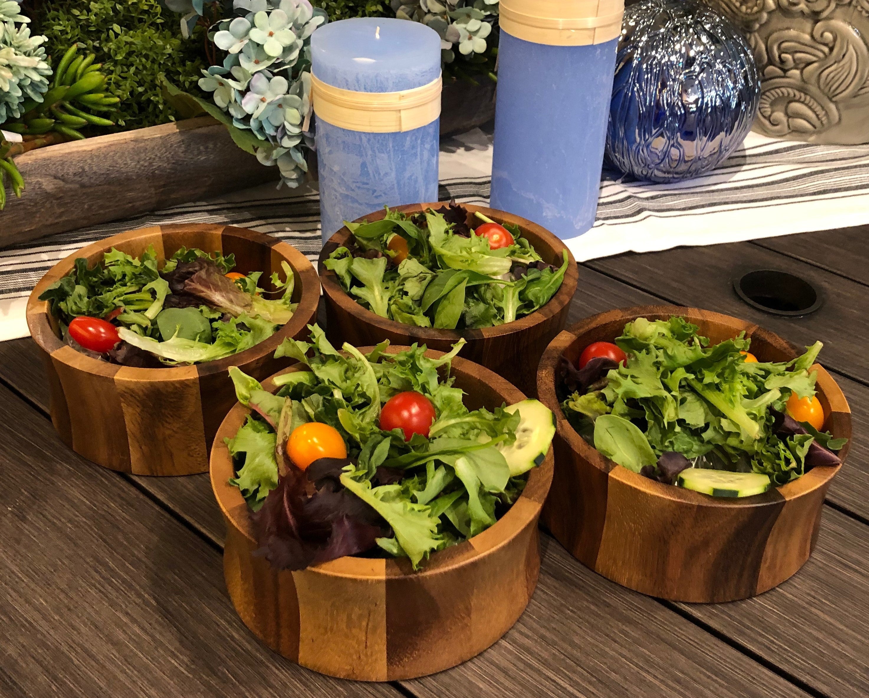 Individual Salad Bowl x 4