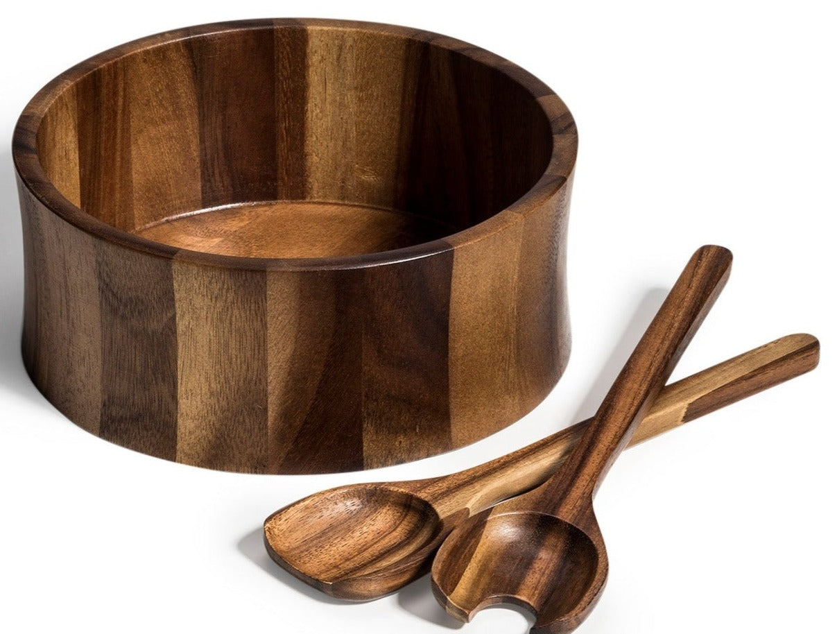 Large Salad Bowl with Servers