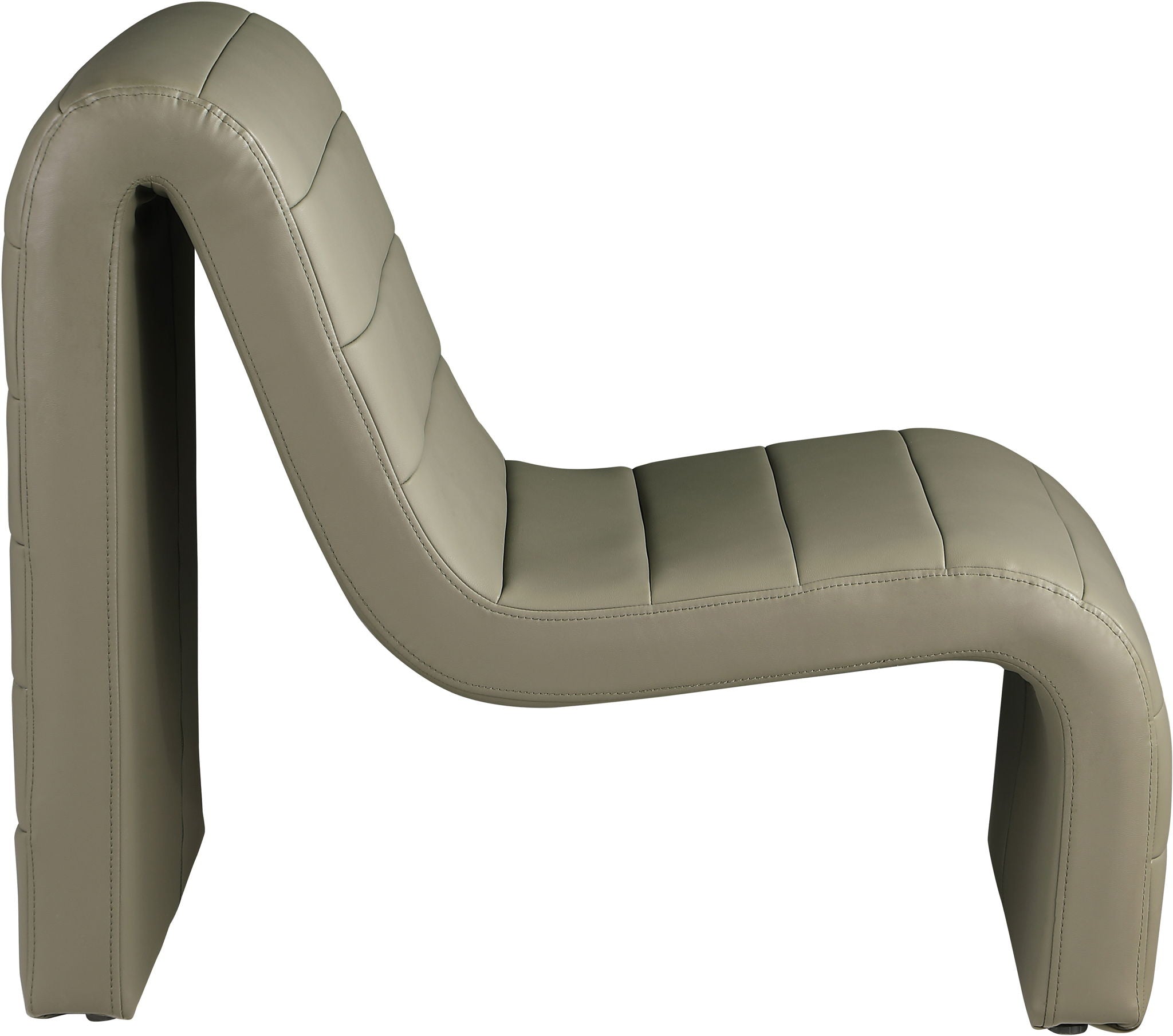 Ivy - Faux Leather Accent Chair