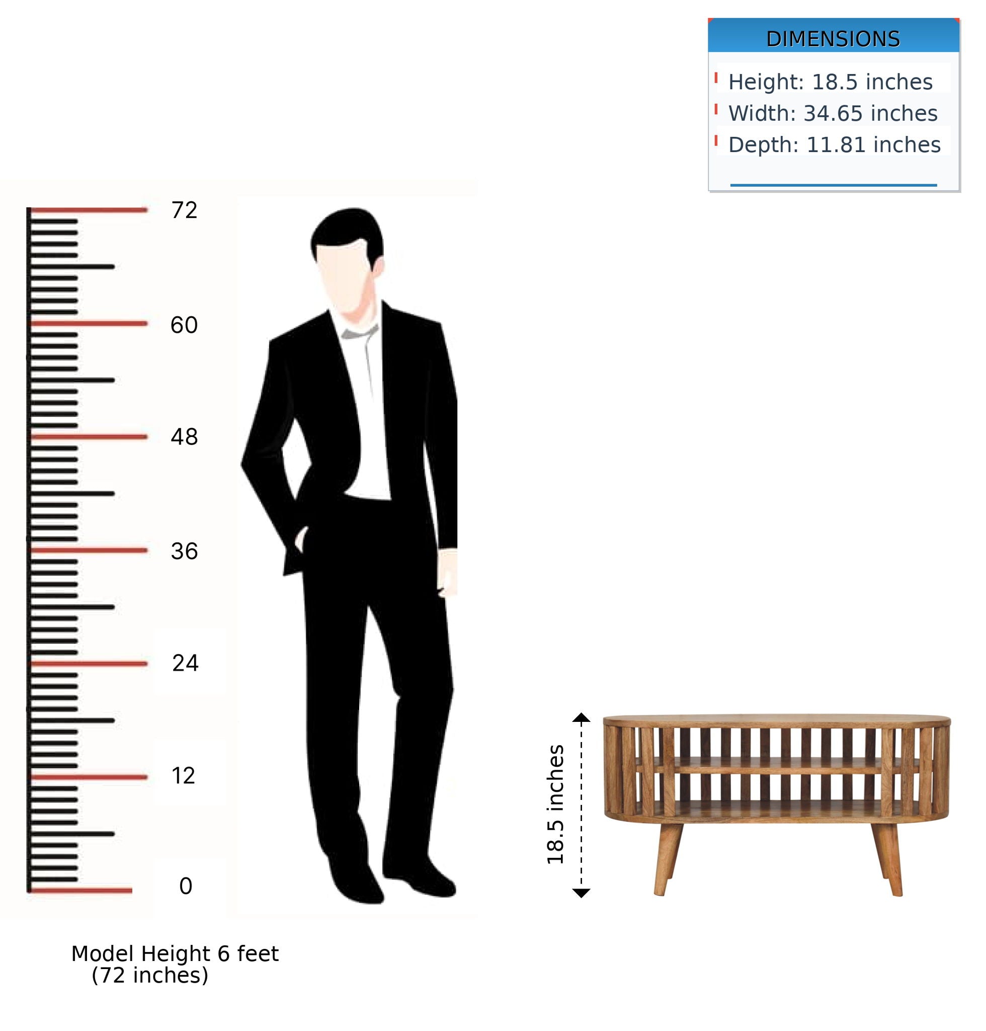 Ariella - Mini Media Unit - Beige