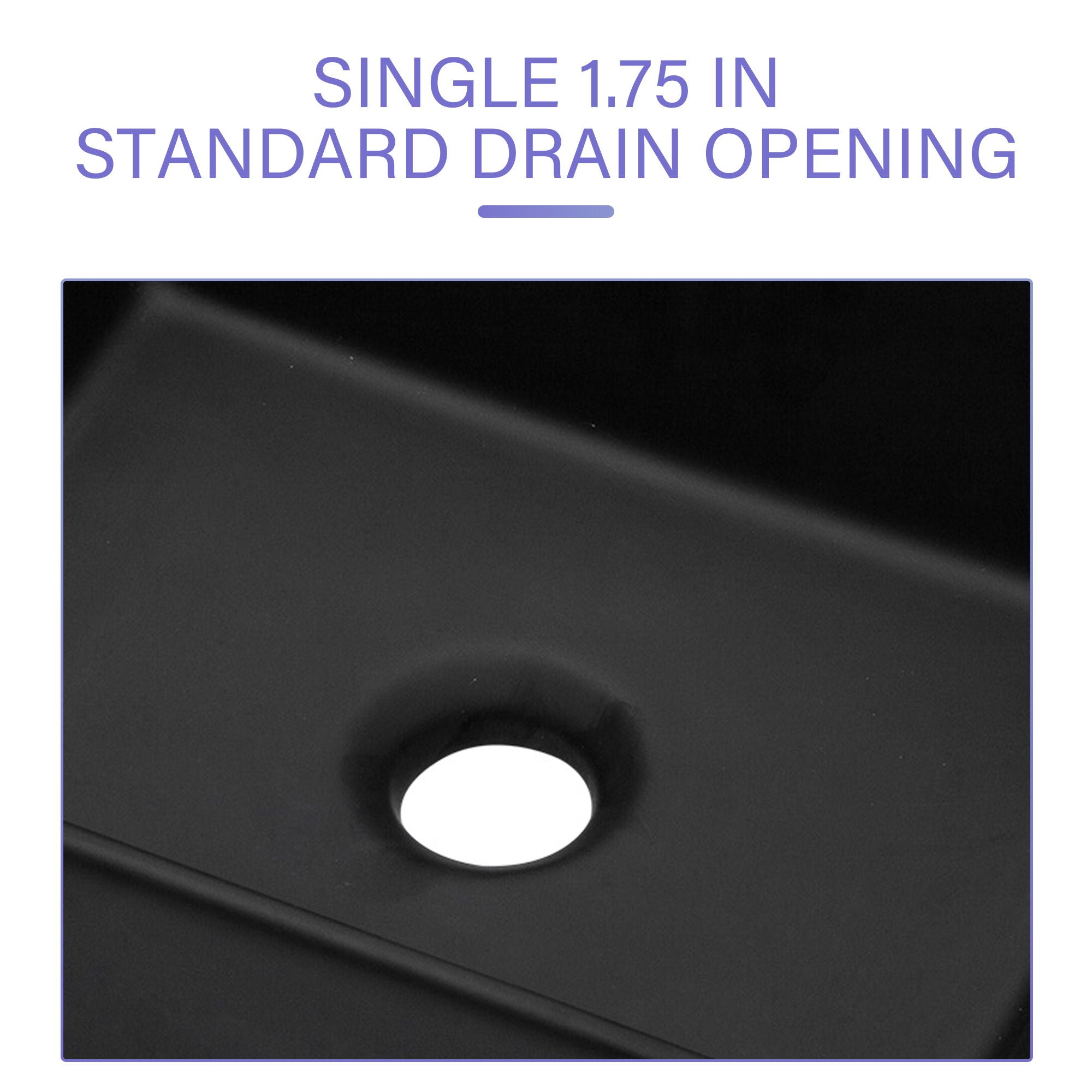 Sleek Ceramic Rectangular Vessel Bathroom Sink