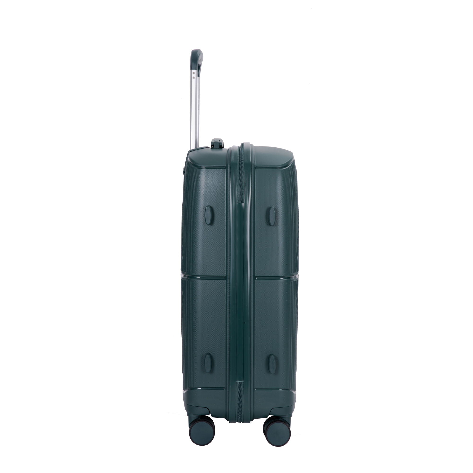 3 Piece Set Expandable Hardshell Suitcase Double Spinner Wheels