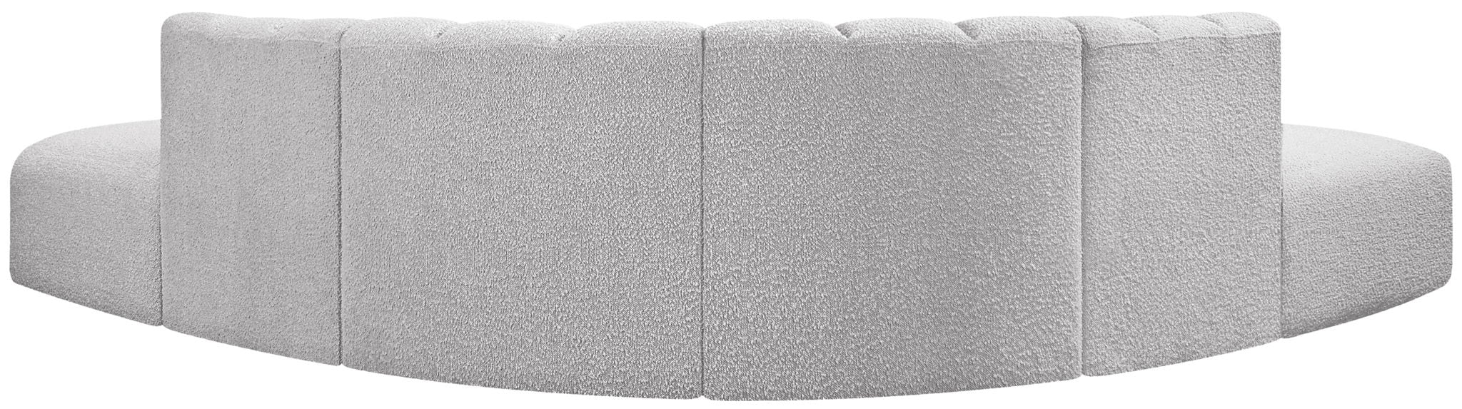Arc - Boucle Fabric 6 Piece Corner Modular Sofa