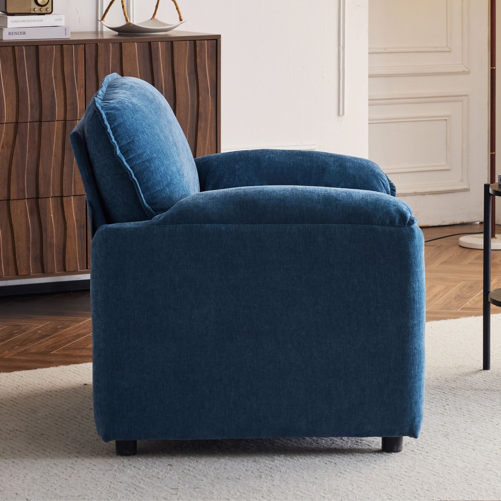 Oversized Reading Armchair With Thick Cushions, High Back Support - Best Buy Furniture