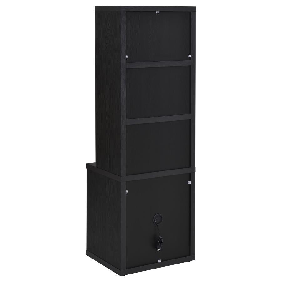 Westpark - 3-Shelf Bookcase USB And Lockable Drawer