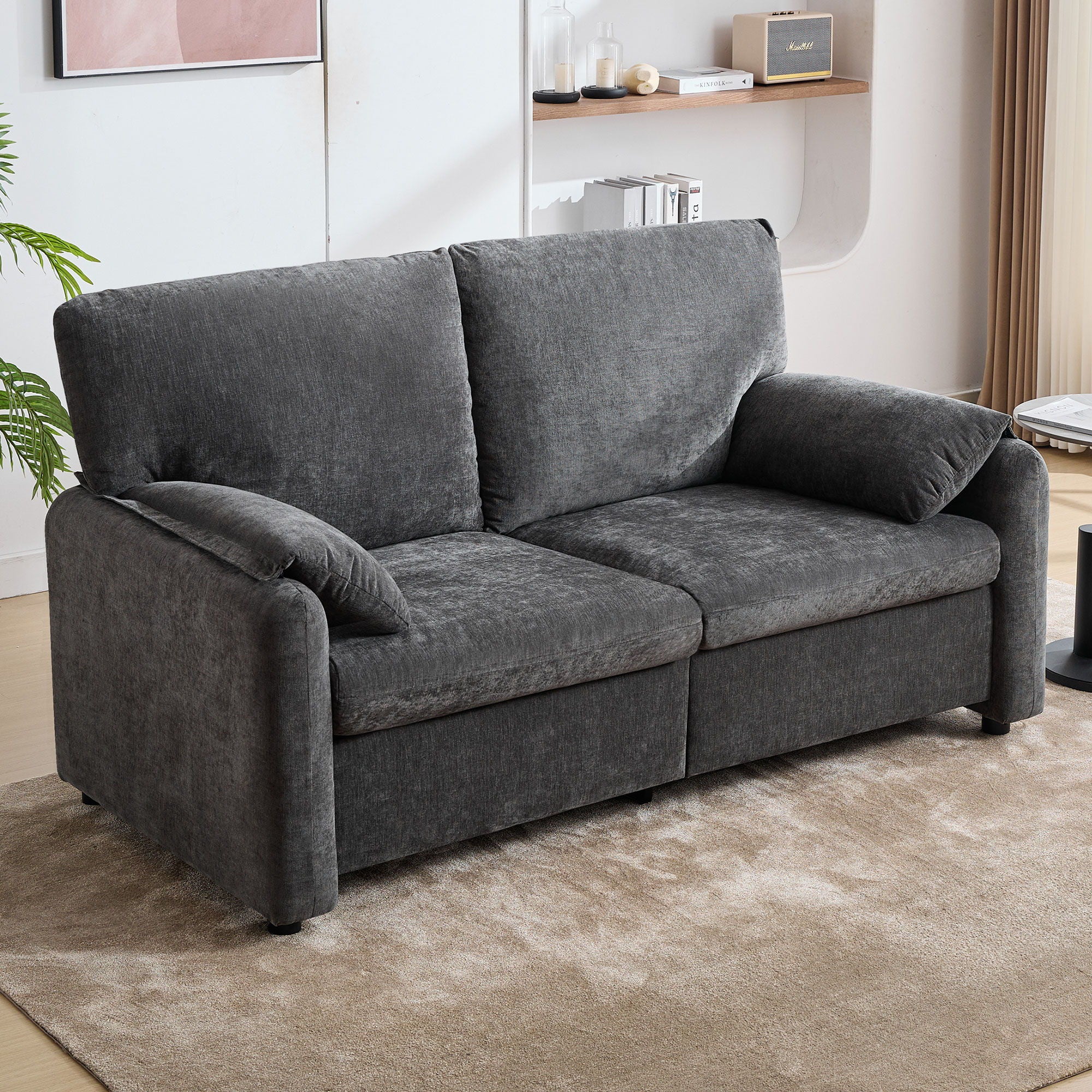 Modern Minimalist Down Filled Sofa
