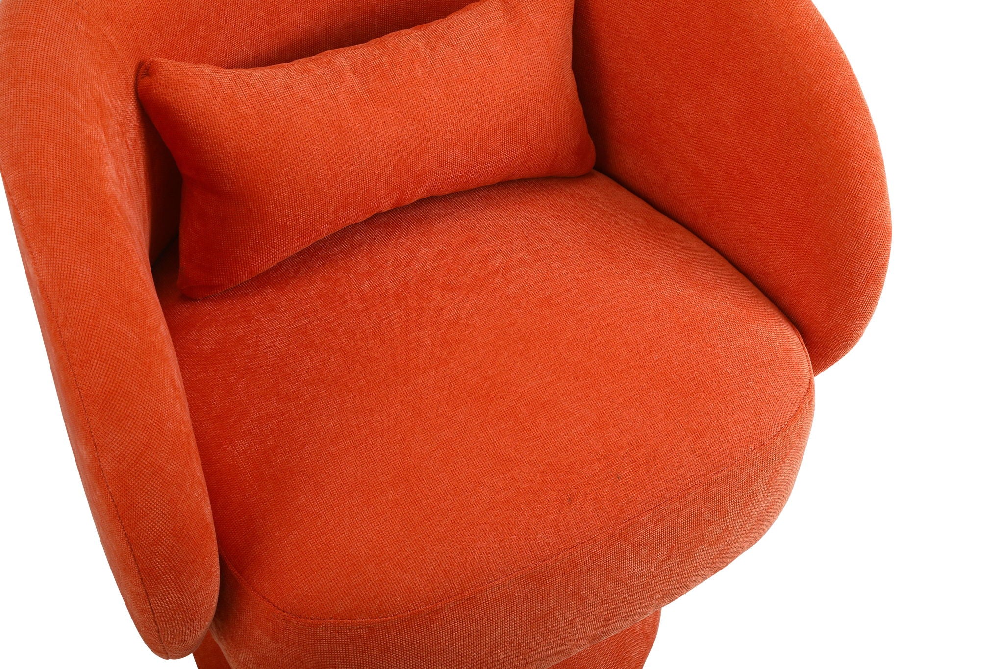 Swivel Accent Chair Armchair, Round Barrel Chair For Living Room Bedroom