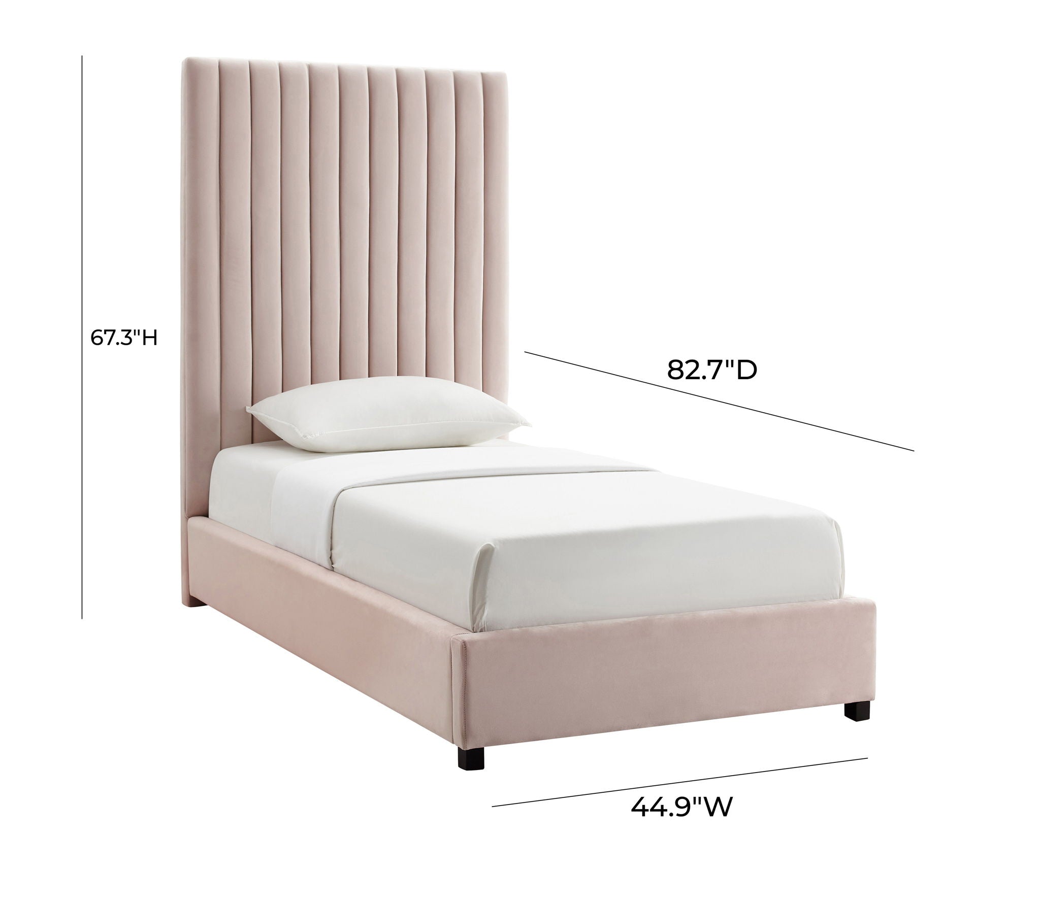 Arabelle - Velvet Bed
