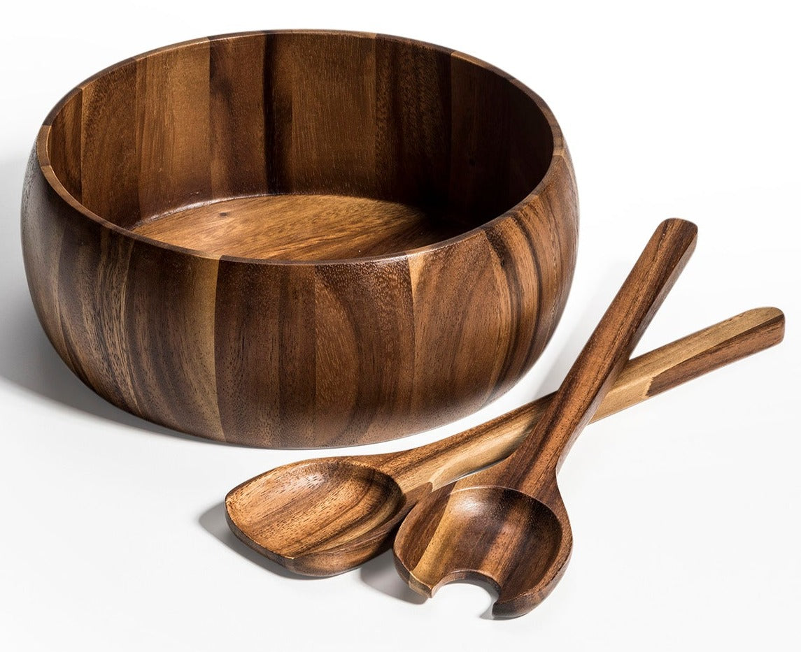 Large Salad Bowl with Servers