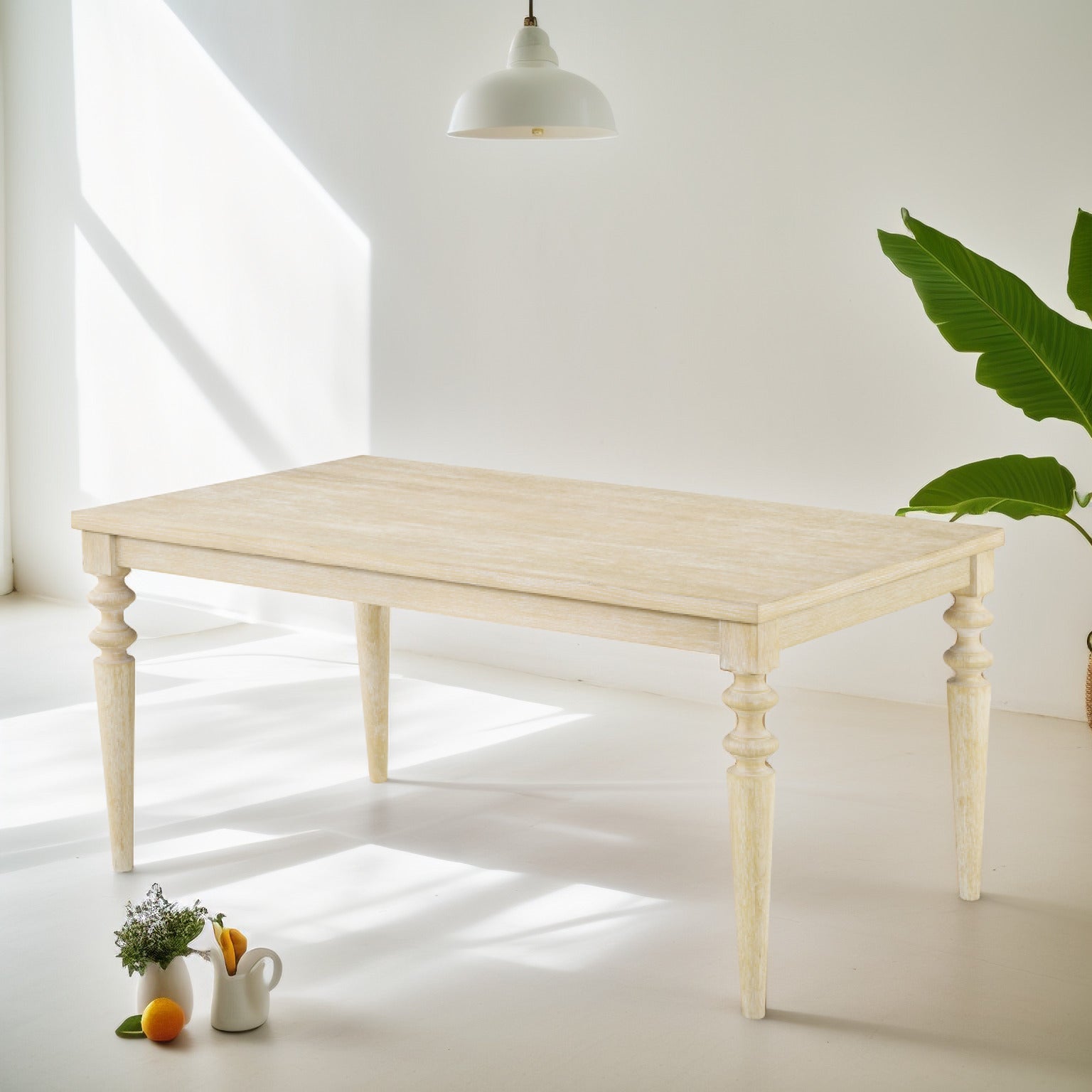 Lauren 7-piece Dining Set with 6 Tufted Chairs