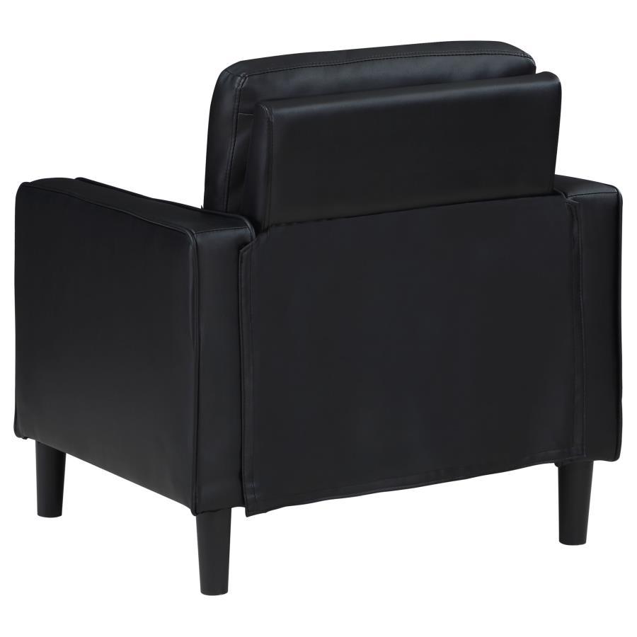 Ruth - Upholstered Track Arm Sofa Set