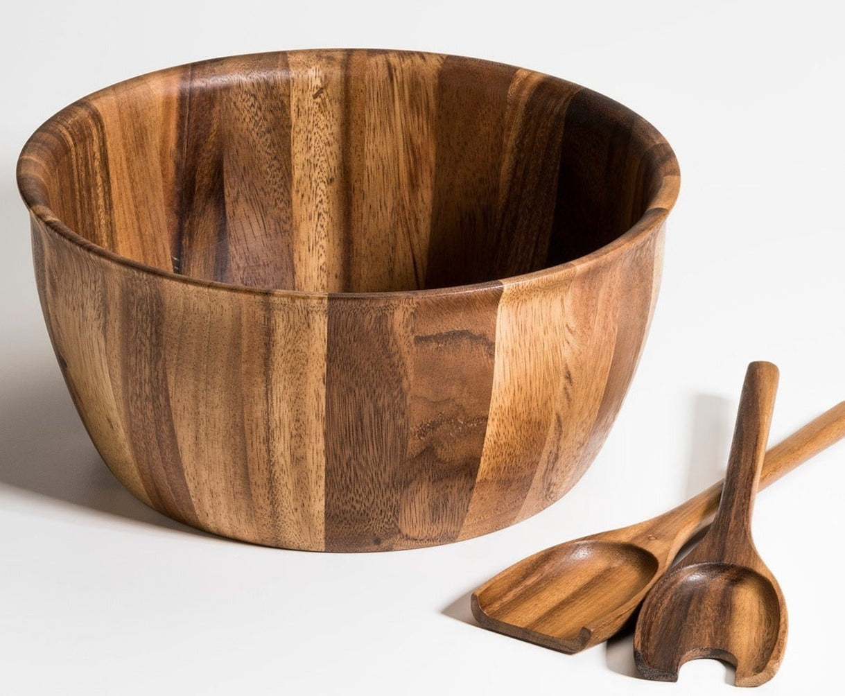 Extra Large Salad Bowl with Servers
