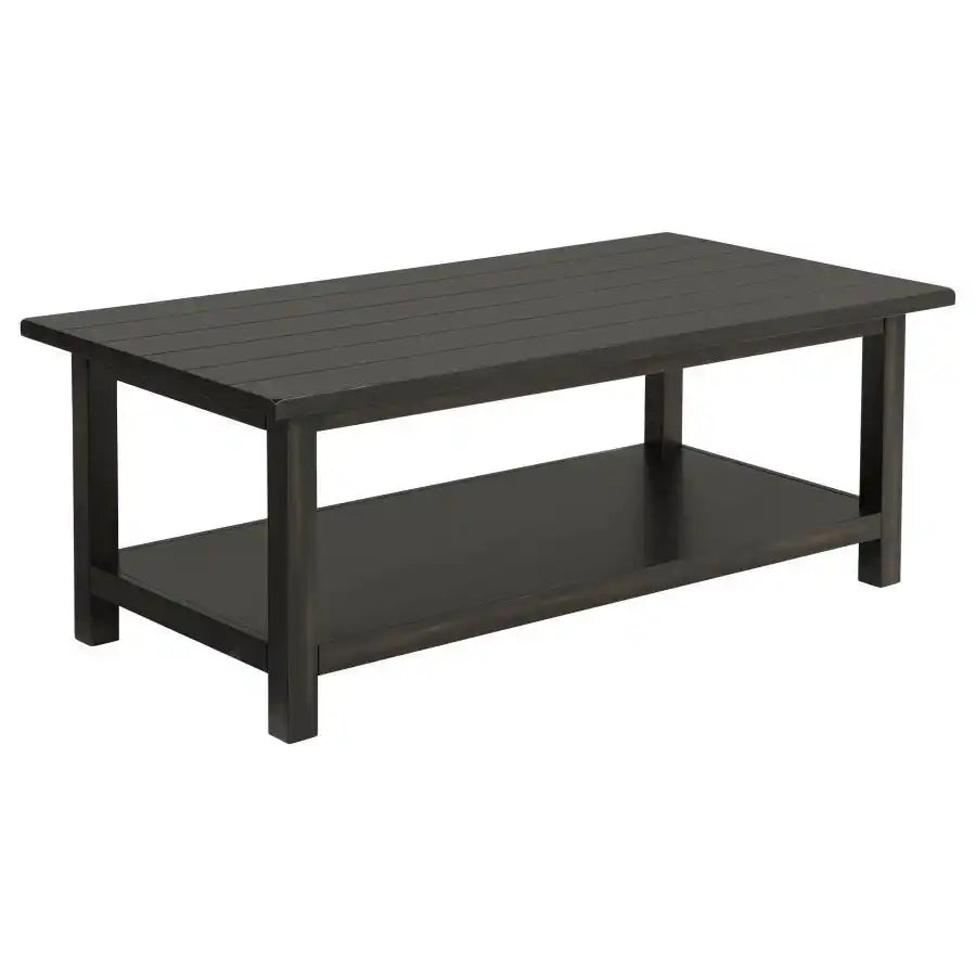 Payne - Wood Coffee Table with Shelf - Best Buy Furniture