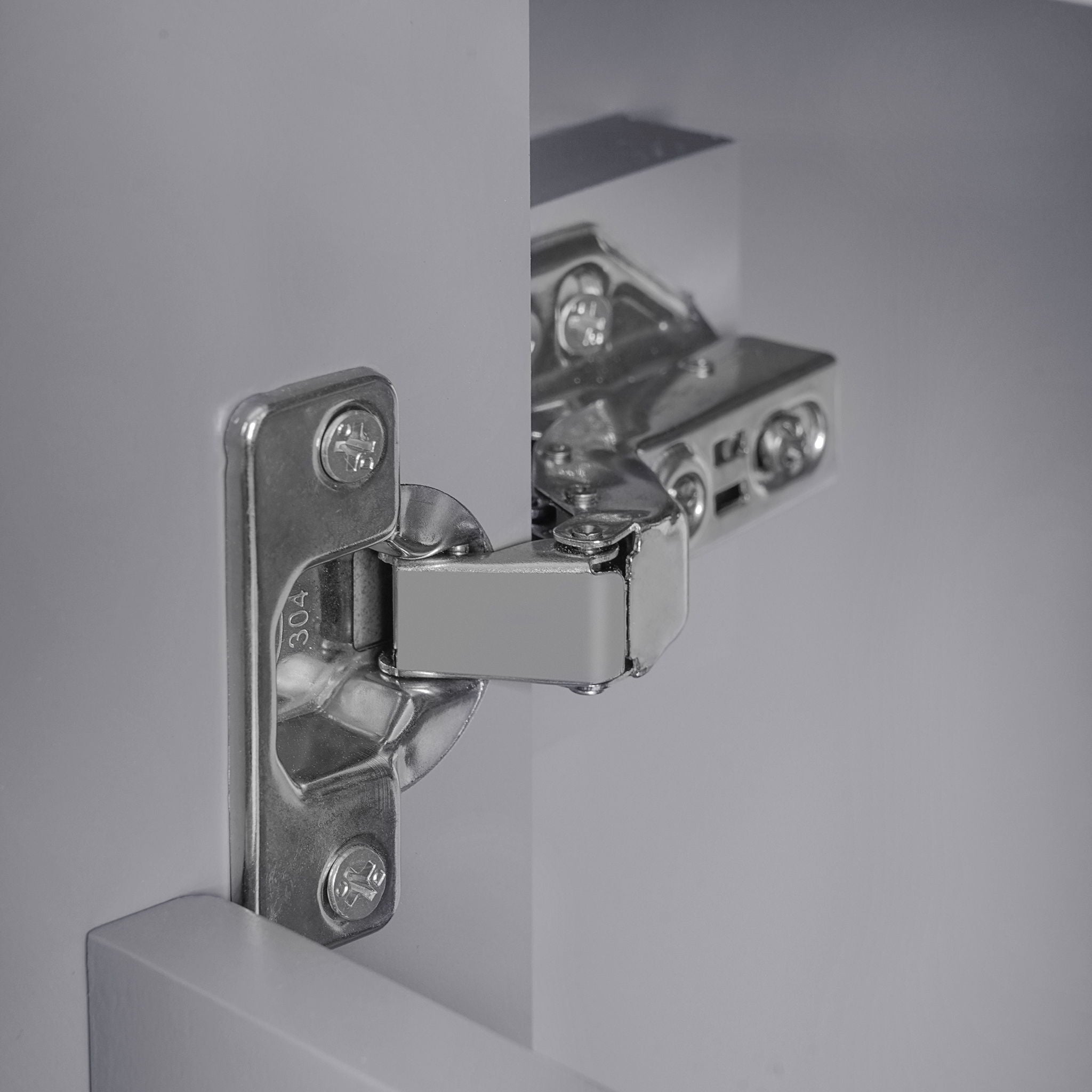 Bathroom Vanity With Integrated Undermount Ceramic Sink, 2 Doors And 1 Drawer, Soft Close Hinges