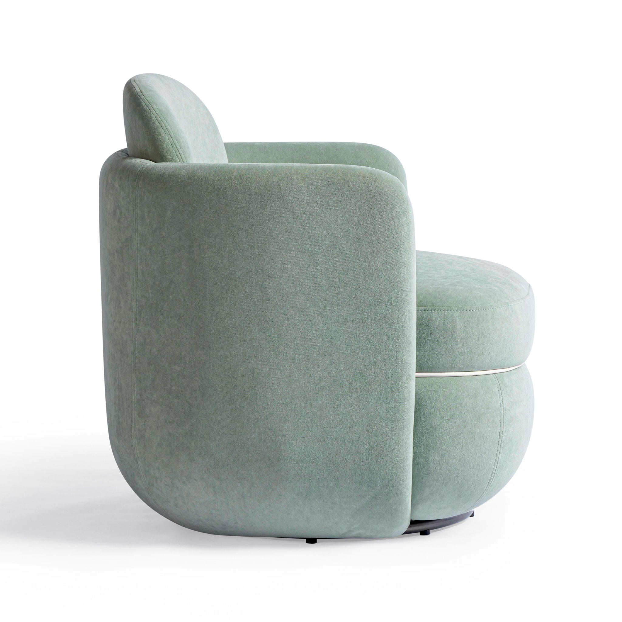 Wolfie - Velvet Swivel Chair