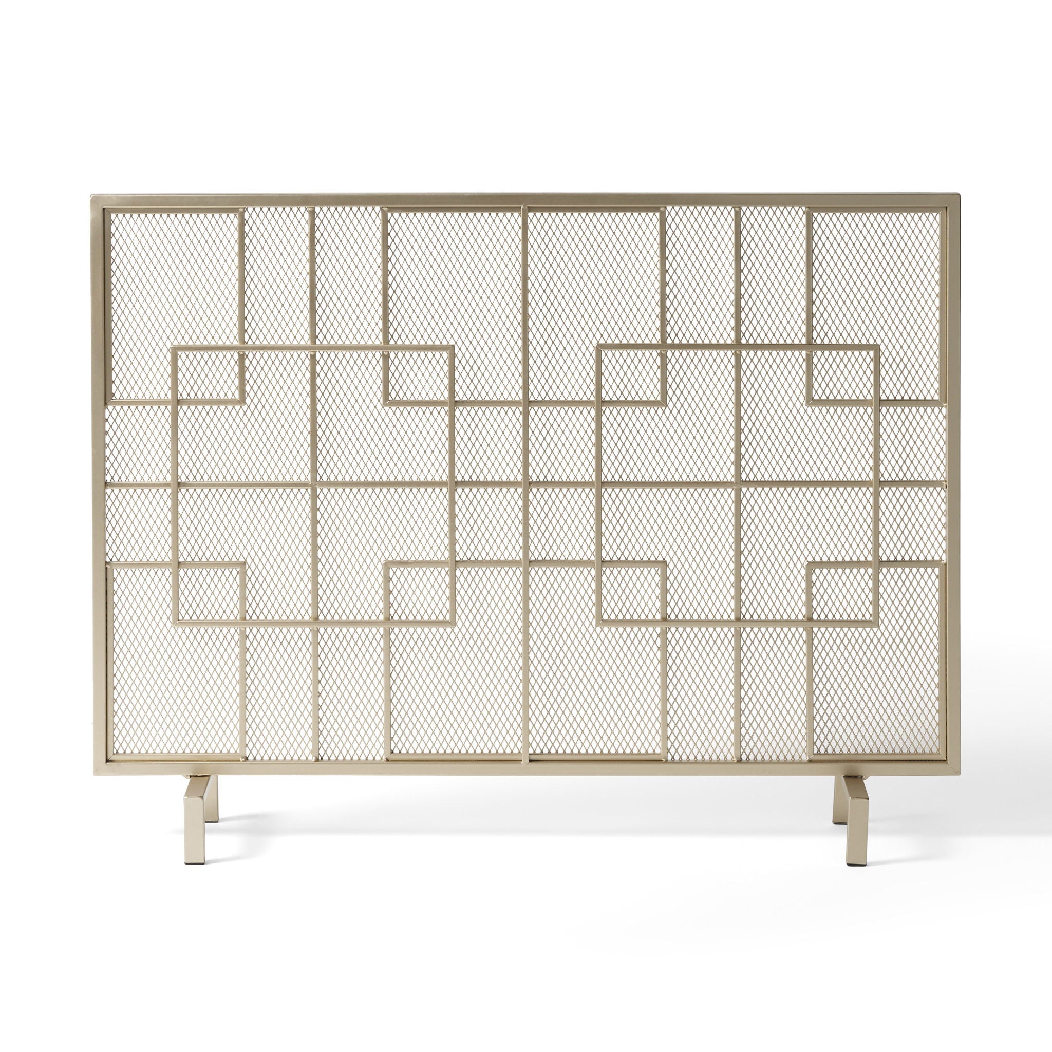 Dorothy - Modern Single Panel Iron Fire Screen