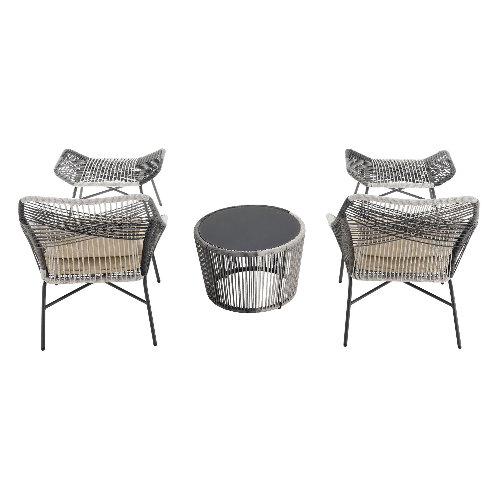 Ashland - 5 Piece Outdoor Conversation Set