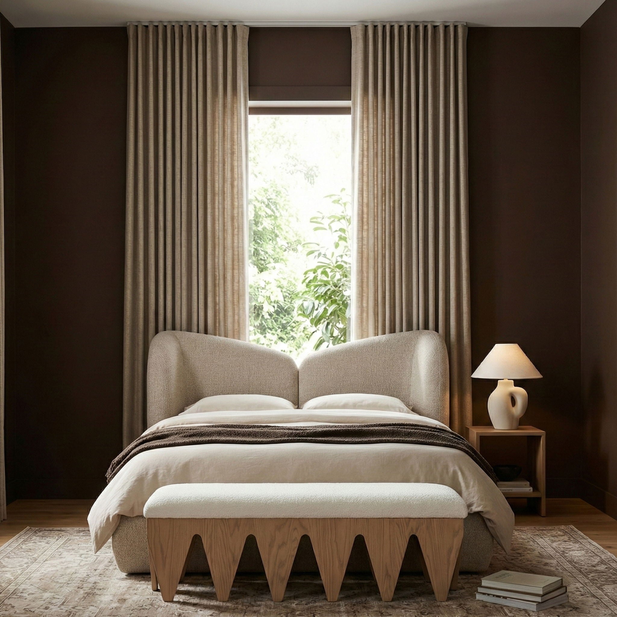 Altair - Bench - Light Brown Base