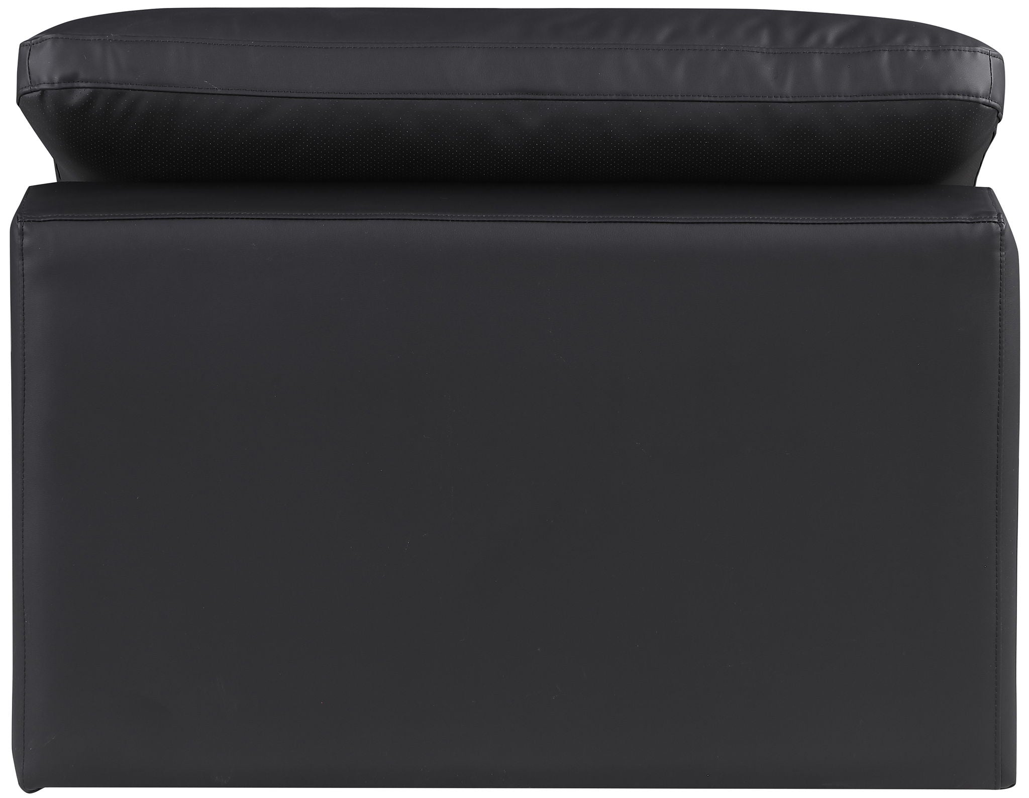 Comfy - Faux Leather Armless Chair