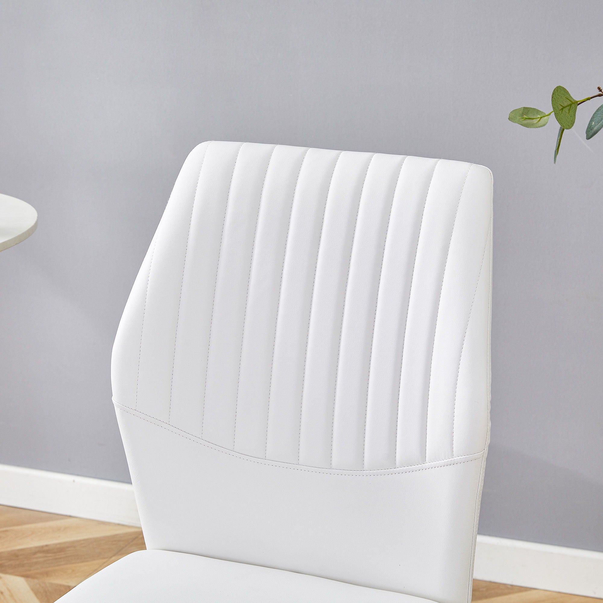 Luxury Simple Chair With Metal Gold Leg