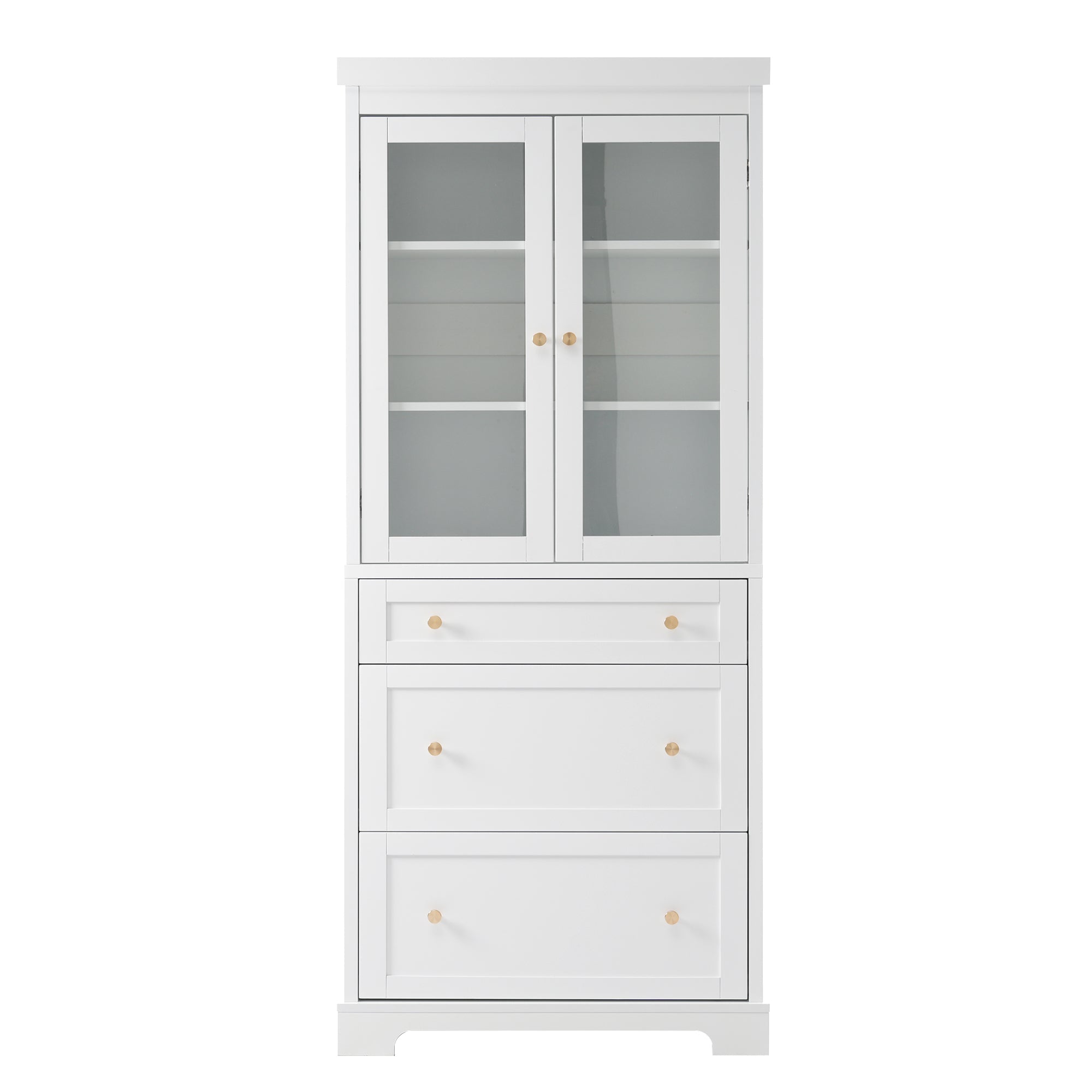70.1' Modern High Freestanding Tall Bathroom Cabinet
