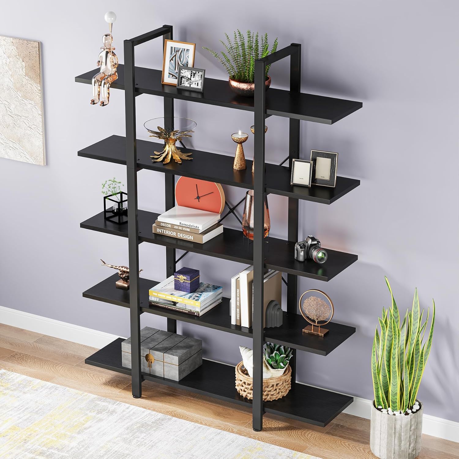 5 Tier Bookshelf For Home