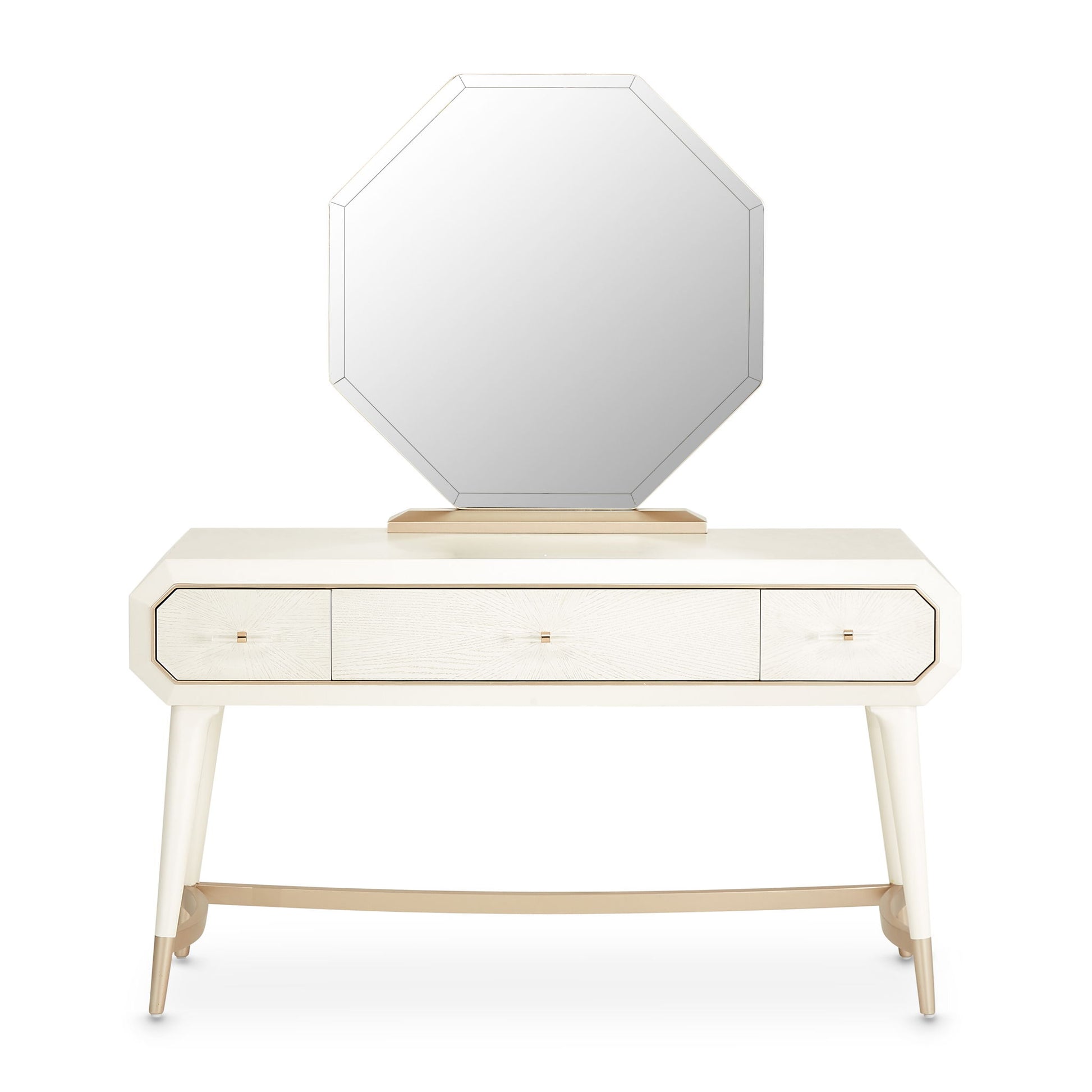 La Rachelle - Vanity Mirror - Champagne - Best Buy Furniture